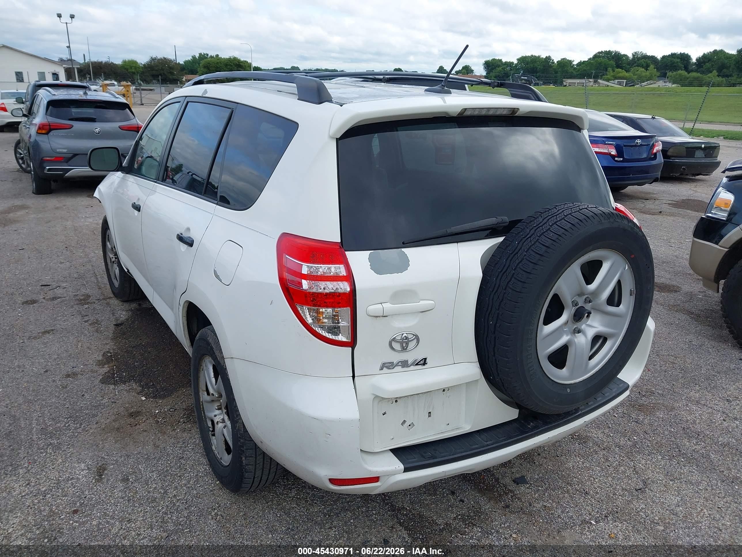 2011 Toyota Rav4 White vin: 2T3ZF4DV3BW054085