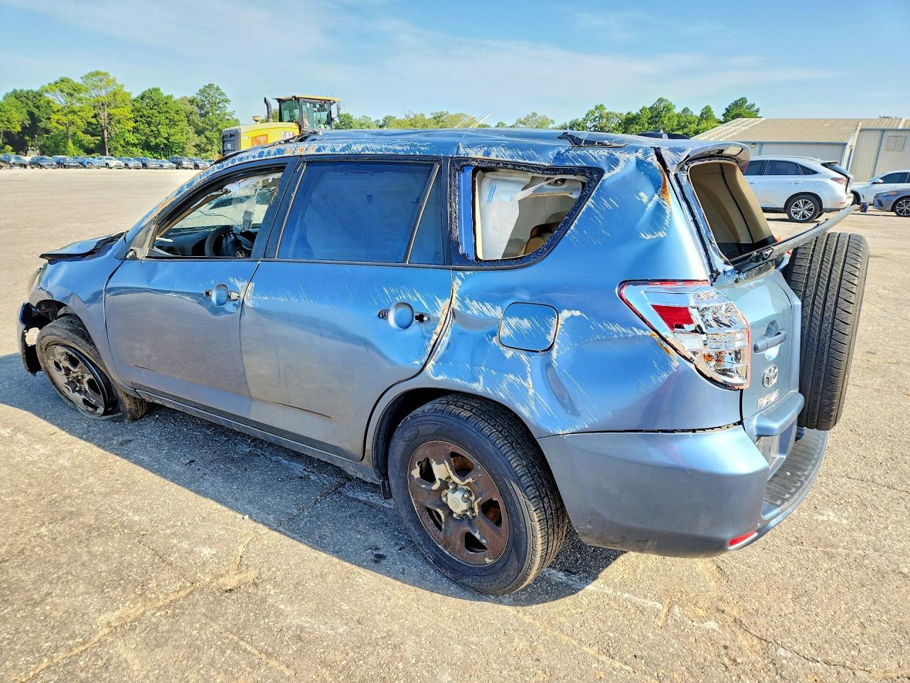 2011 Toyota Rav4 Base Blue vin: 2T3ZF4DV3BW060016