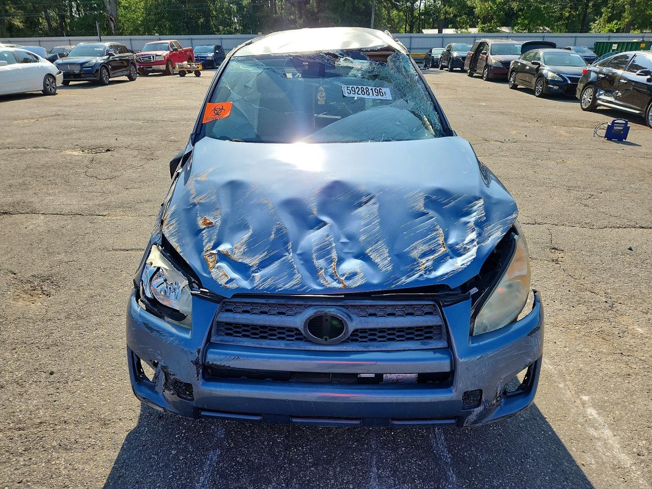 2011 Toyota Rav4 Base Blue vin: 2T3ZF4DV3BW060016