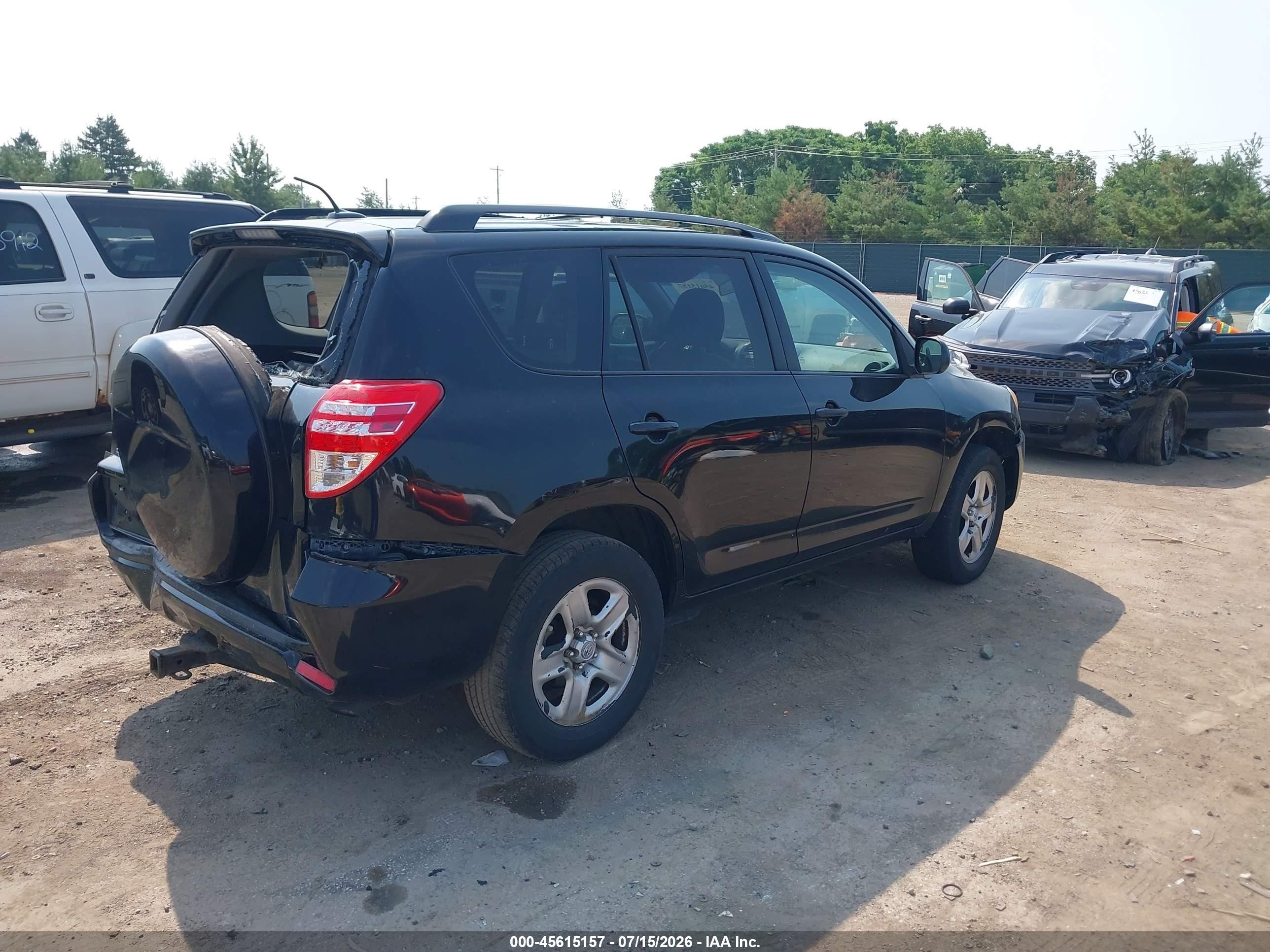 2011 Toyota Rav4   Black vin: 2T3ZF4DV3BW060985