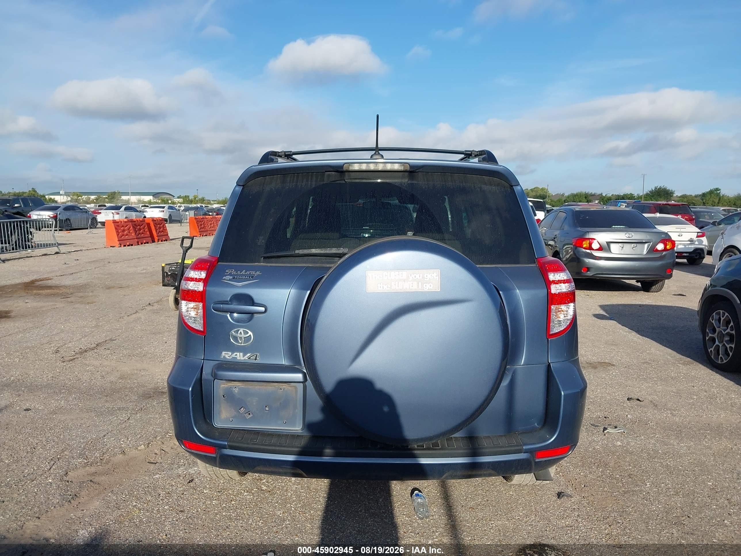 2011 Toyota Rav4   Blue vin: 2T3ZF4DV3BW074742