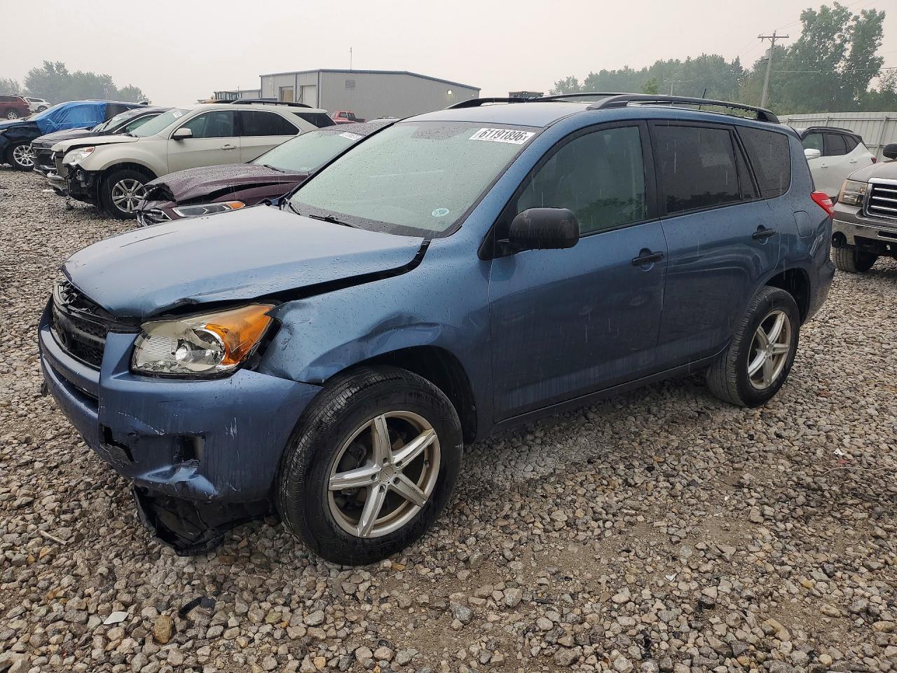 2011 Toyota Rav4 Base Blue vin: 2T3ZF4DV3BW094232