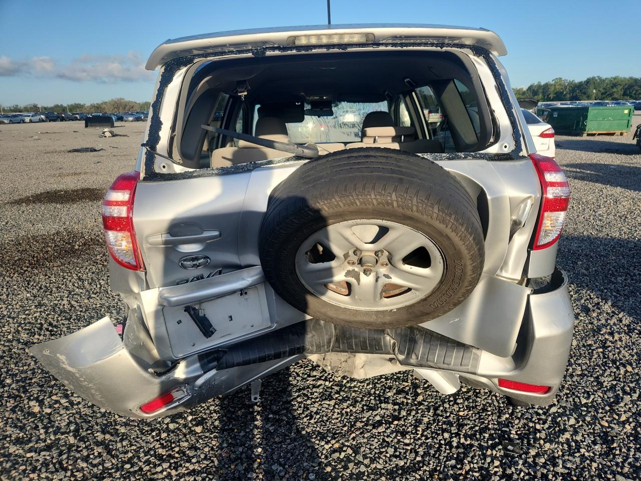 2011 Toyota Rav4 Base Silver vin: 2T3ZF4DV3BW105066
