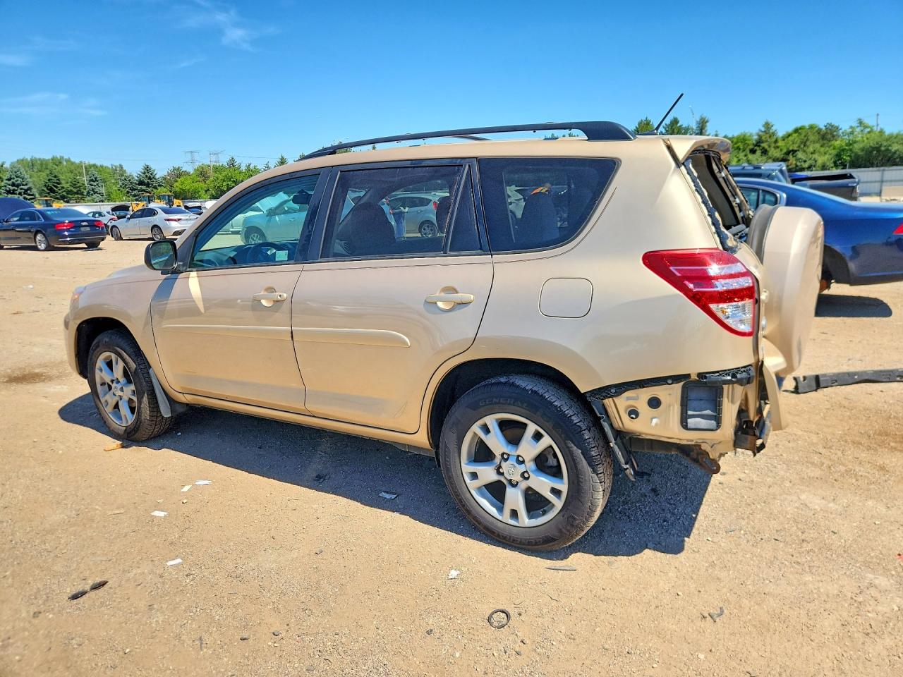 2012 Toyota Rav4 Base Tan vin: 2T3ZF4DV3CW111726