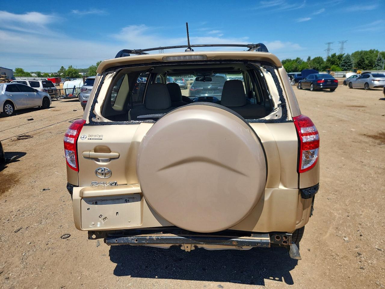 2012 Toyota Rav4 Base Tan vin: 2T3ZF4DV3CW111726
