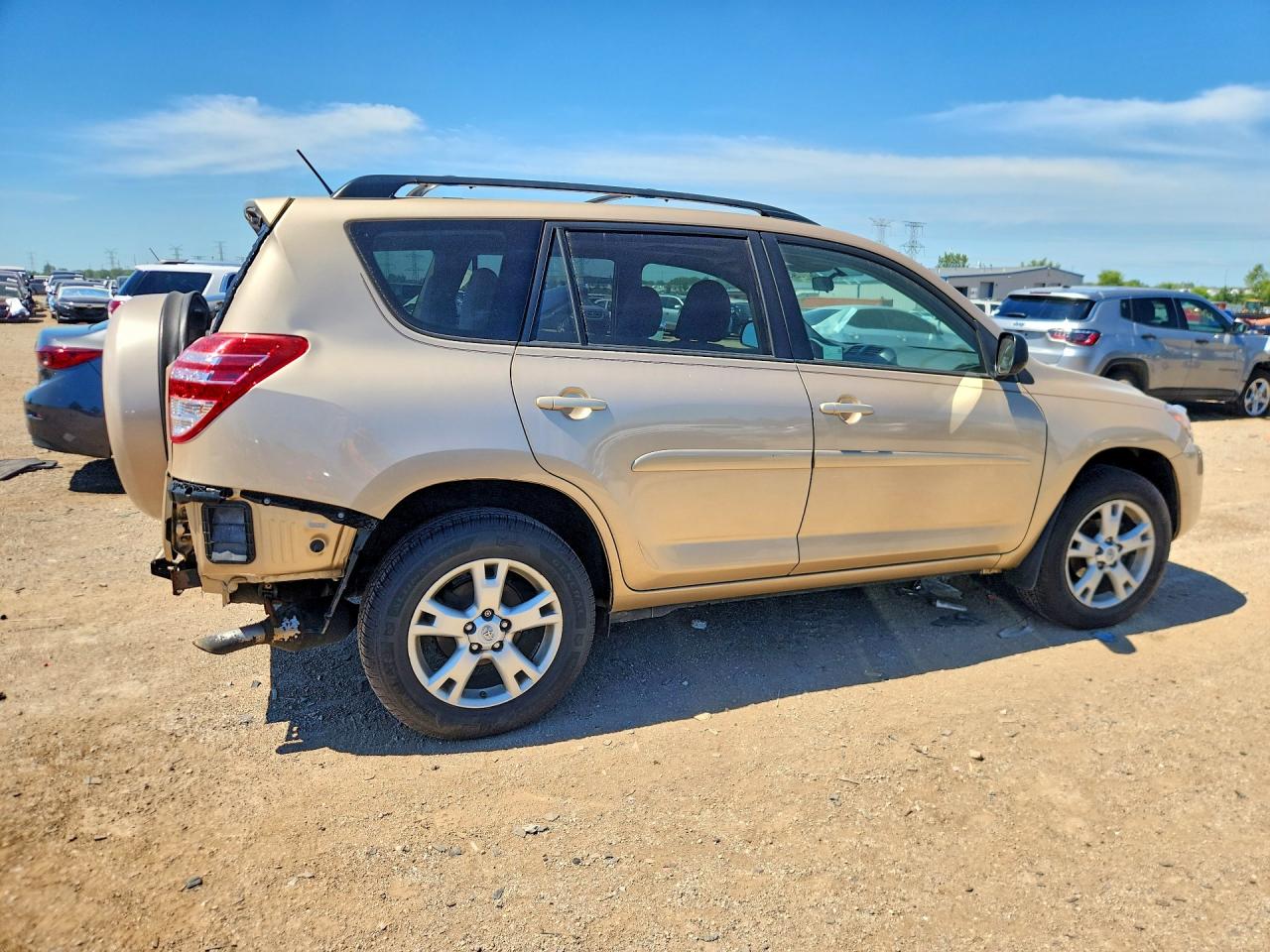 2012 Toyota Rav4 Base Tan vin: 2T3ZF4DV3CW111726