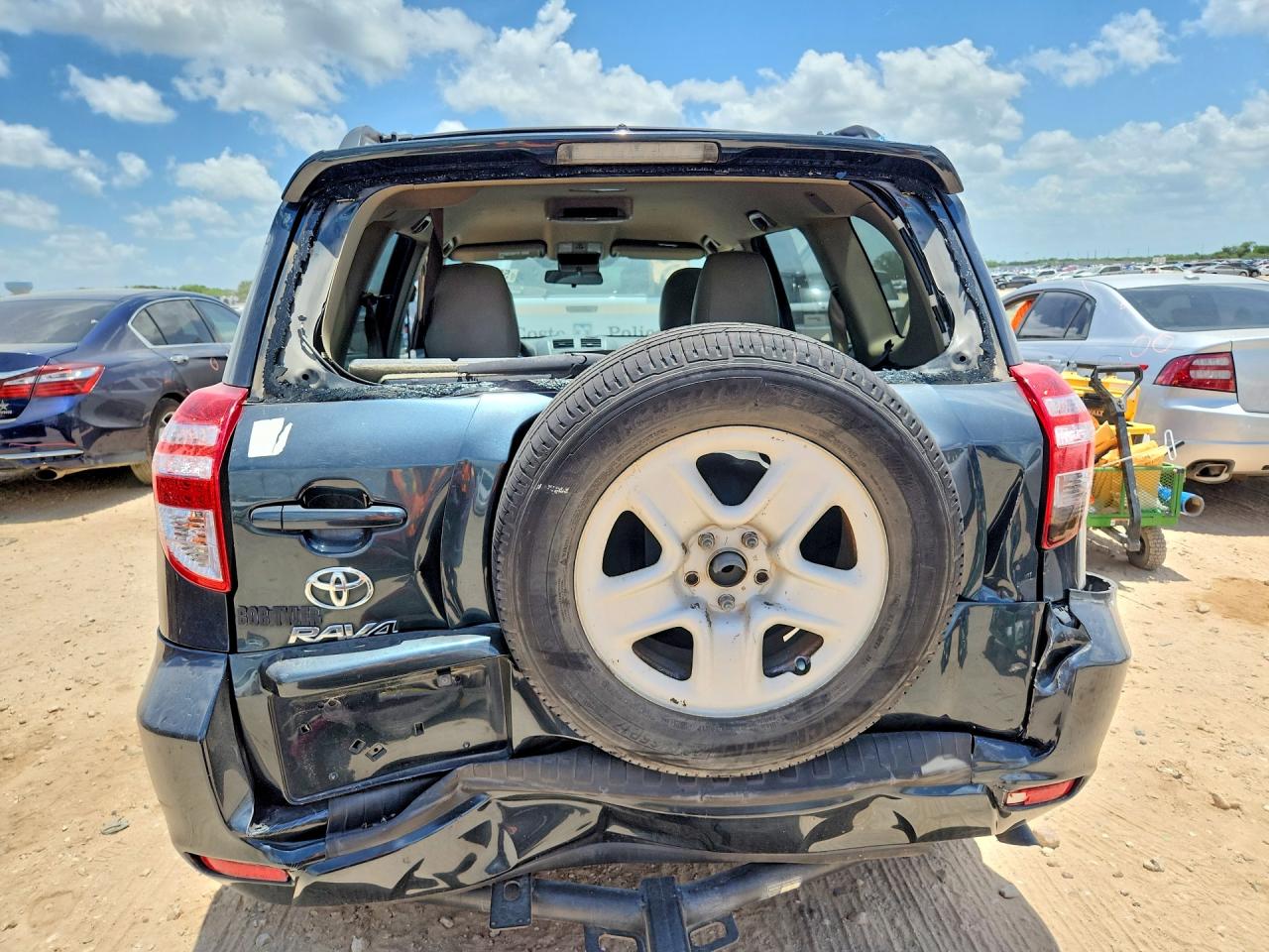 2012 Toyota Rav4 Base Black vin: 2T3ZF4DV3CW123584