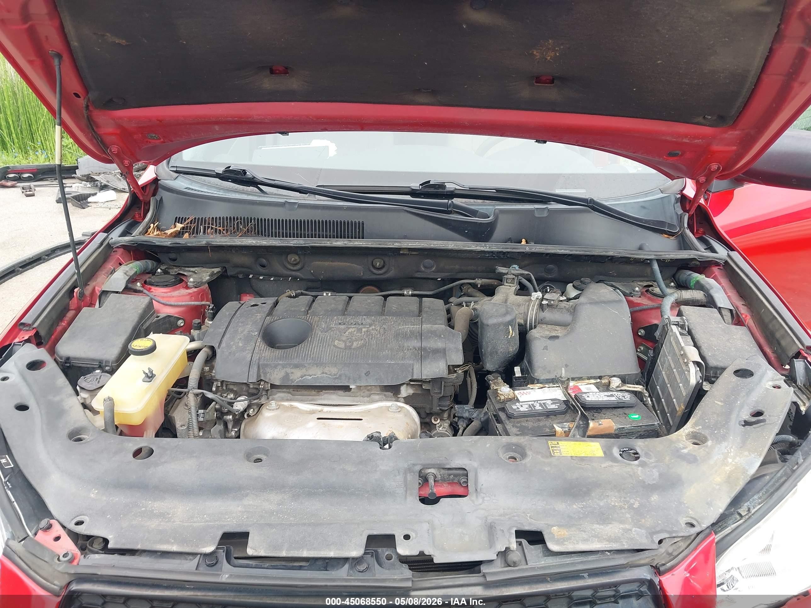 2012 Toyota Rav4   Красный vin: 2T3ZF4DV3CW136853