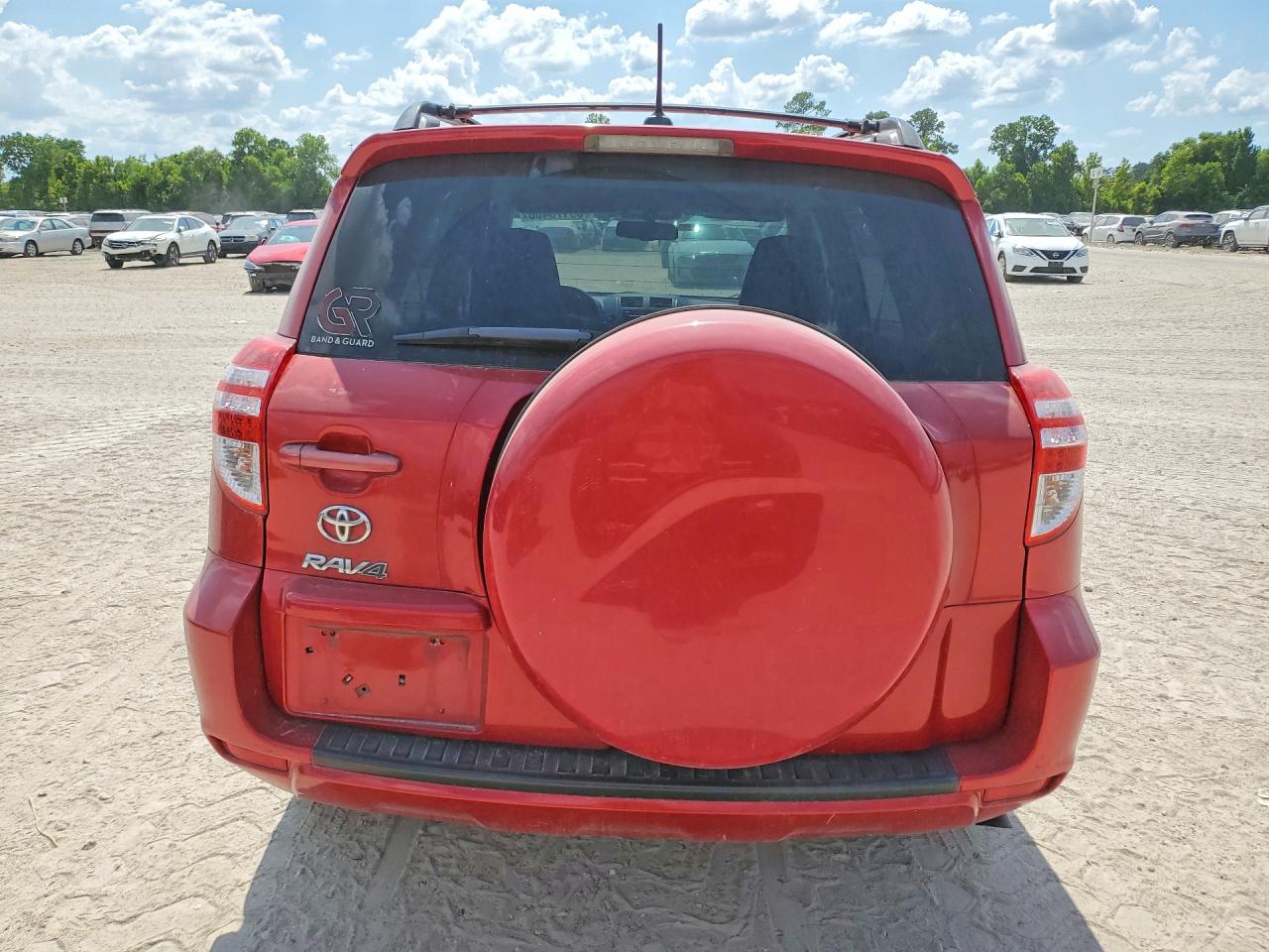 2012 Toyota Rav4 Base Red vin: 2T3ZF4DV3CW152356