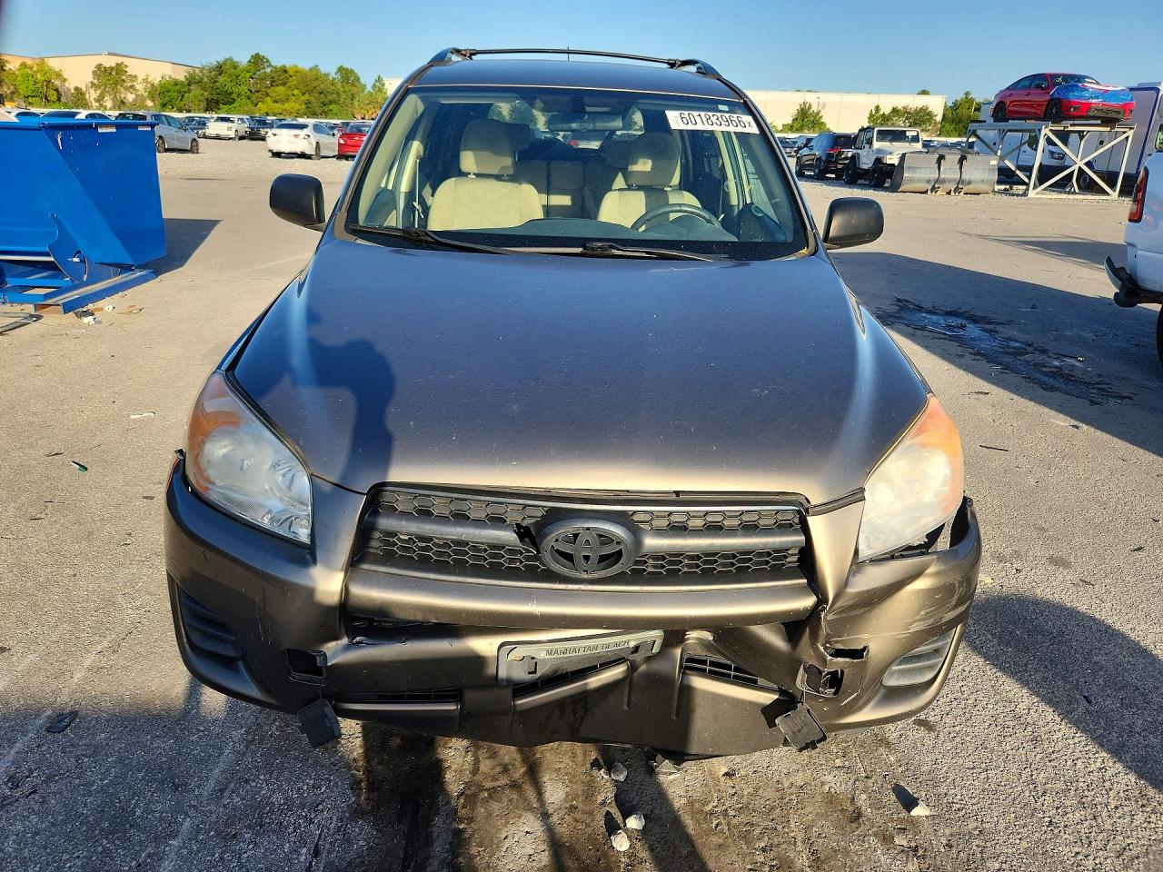 2010 Toyota Rav4 Base Brown vin: 2T3ZF4DV4AW046172