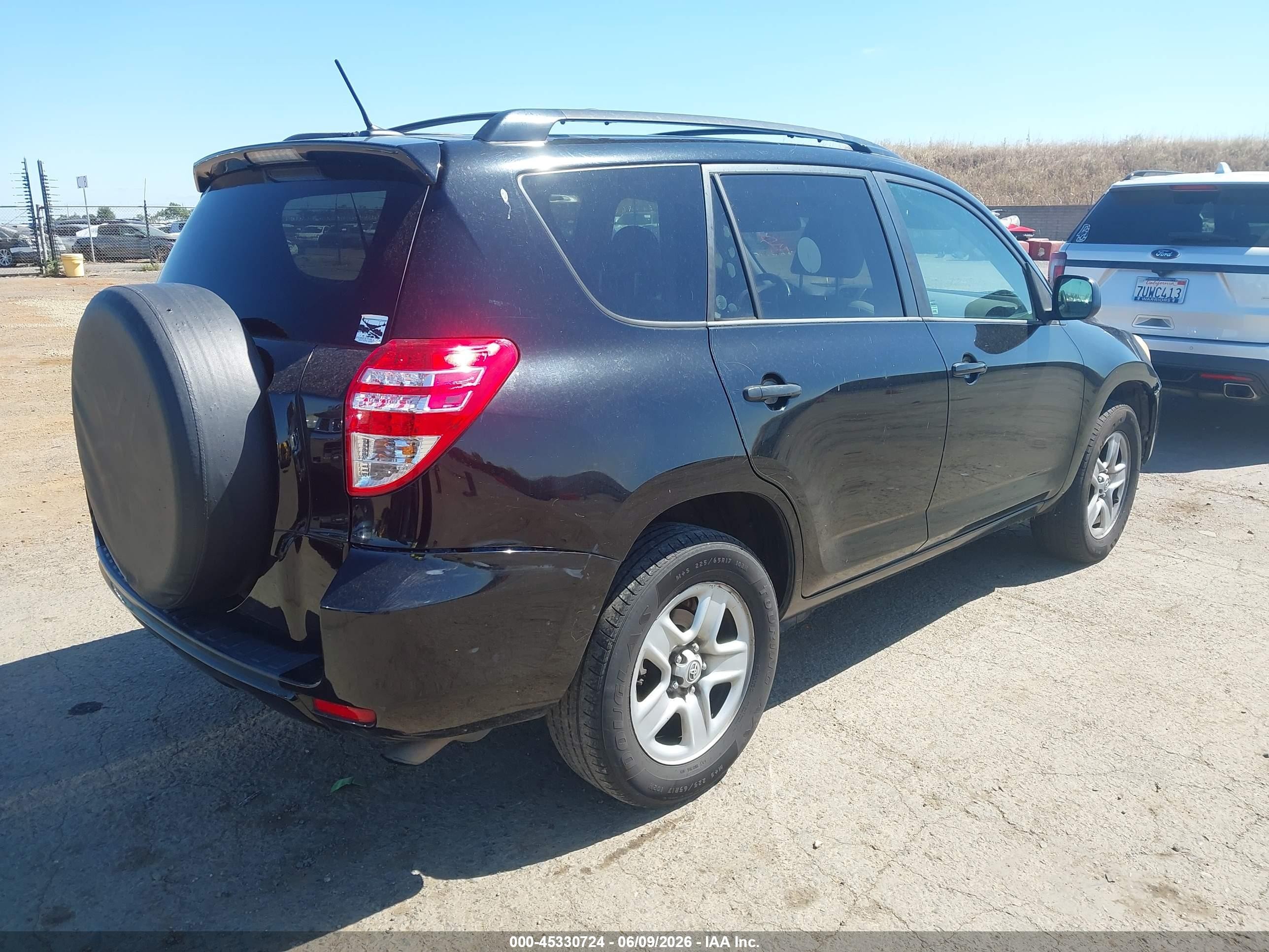 2010 Toyota Rav4   Black vin: 2T3ZF4DV4AW049962