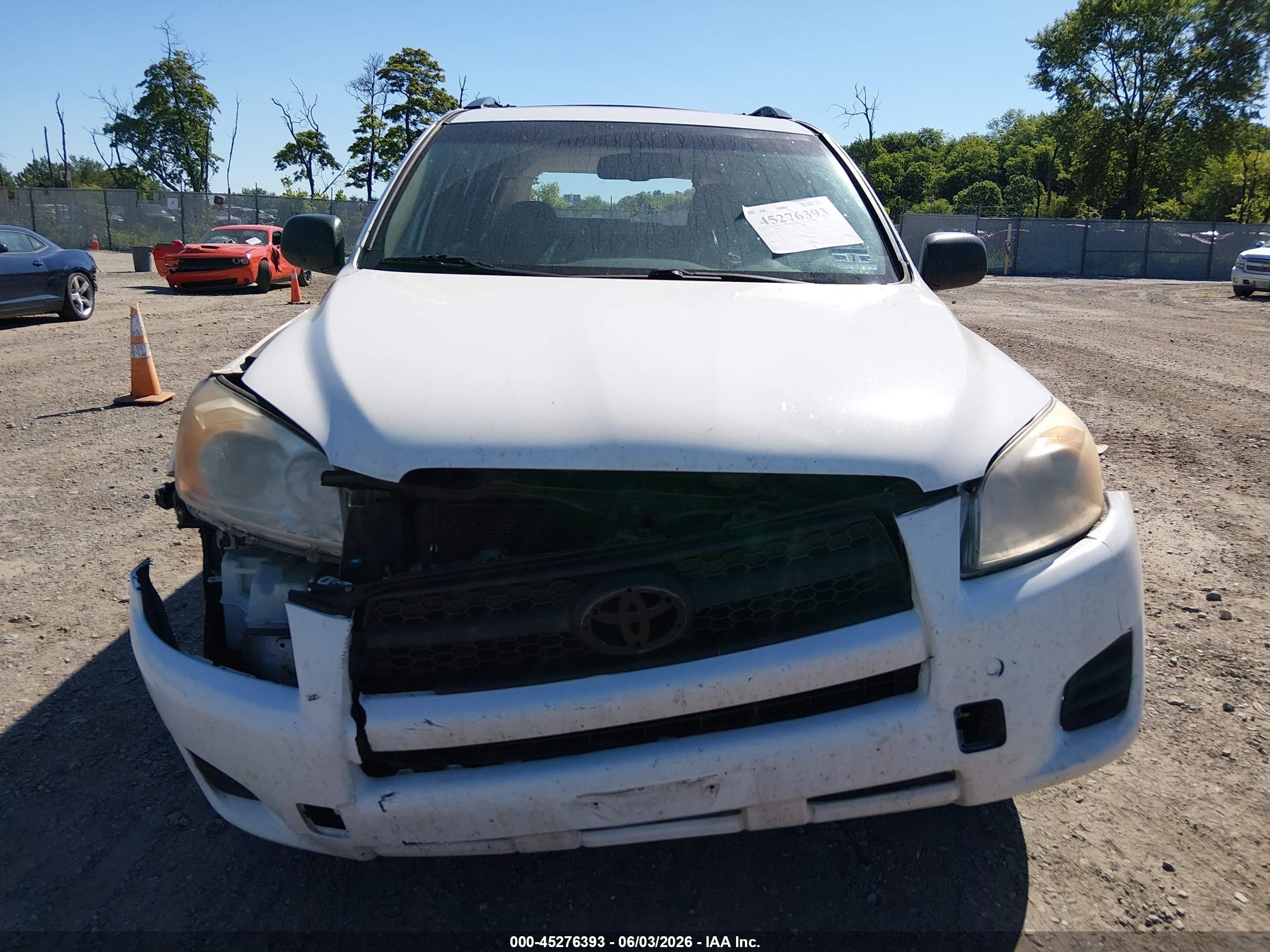 2011 Toyota Rav4   White vin: 2T3ZF4DV4BW058128