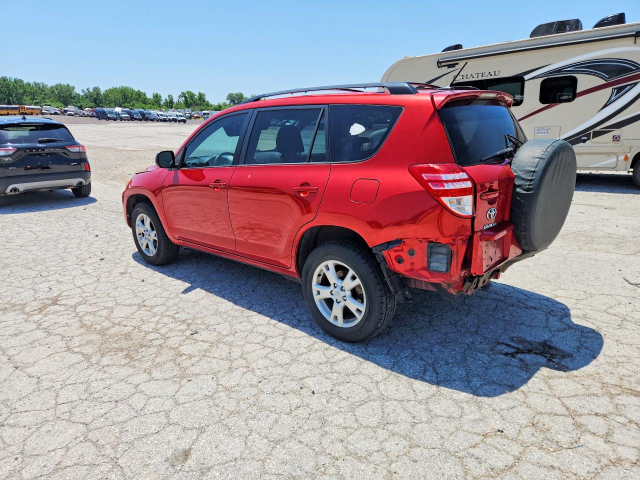 2011 Toyota Rav4 Base Red vin: 2T3ZF4DV4BW061126