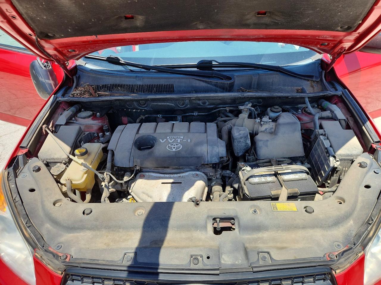2011 Toyota Rav4 Base Red vin: 2T3ZF4DV4BW061126
