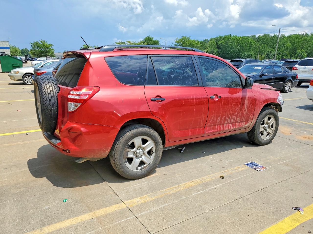 2011 Toyota Rav4 Base Red vin: 2T3ZF4DV4BW061269