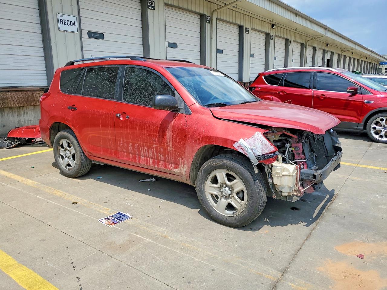 2011 Toyota Rav4 Base Red vin: 2T3ZF4DV4BW061269