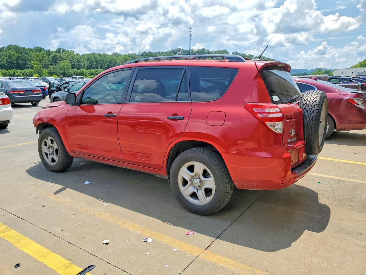 2011 Toyota Rav4 Base Red vin: 2T3ZF4DV4BW061269