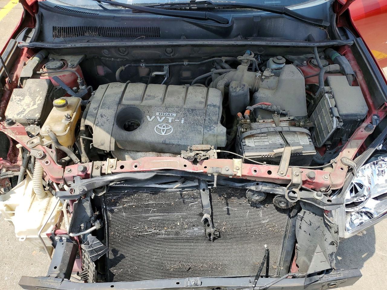 2011 Toyota Rav4 Base Red vin: 2T3ZF4DV4BW061269