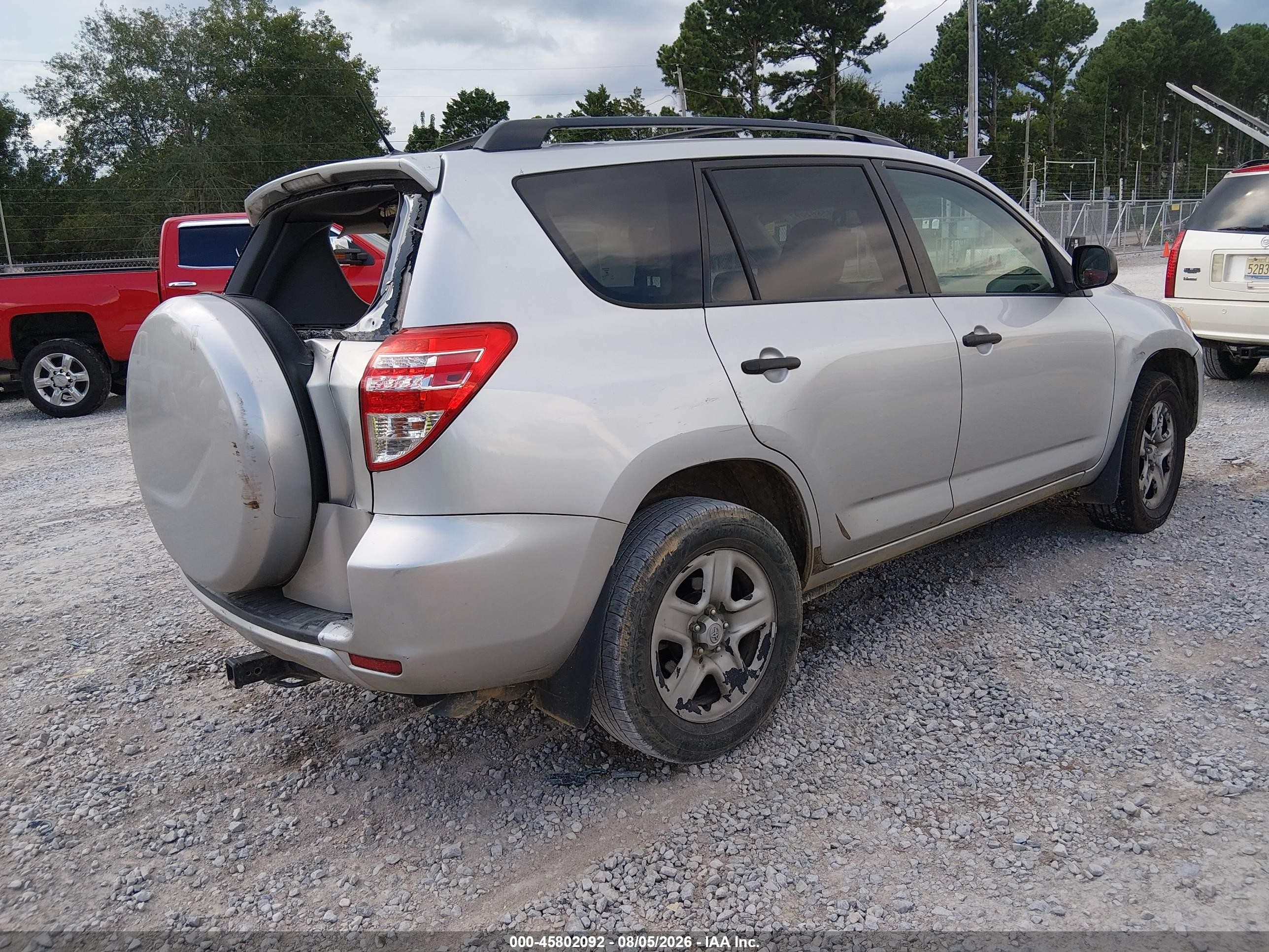 2011 Toyota Rav4   Silver vin: 2T3ZF4DV4BW080985