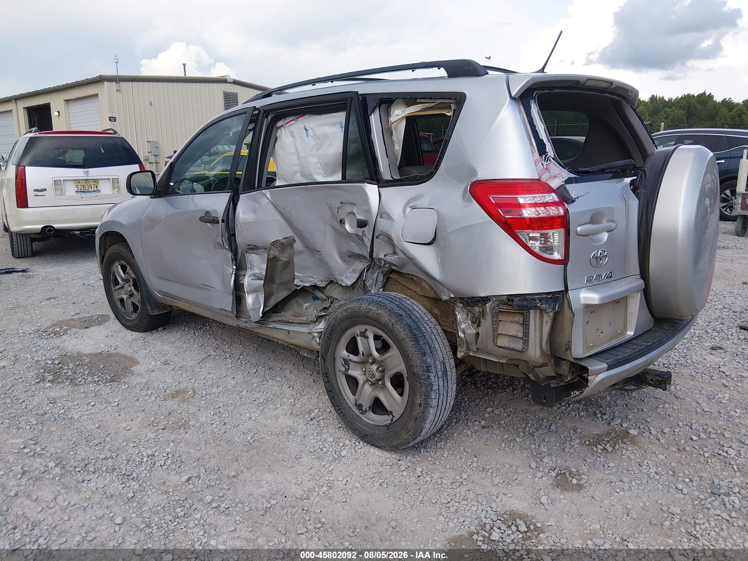 2011 Toyota Rav4   Silver vin: 2T3ZF4DV4BW080985