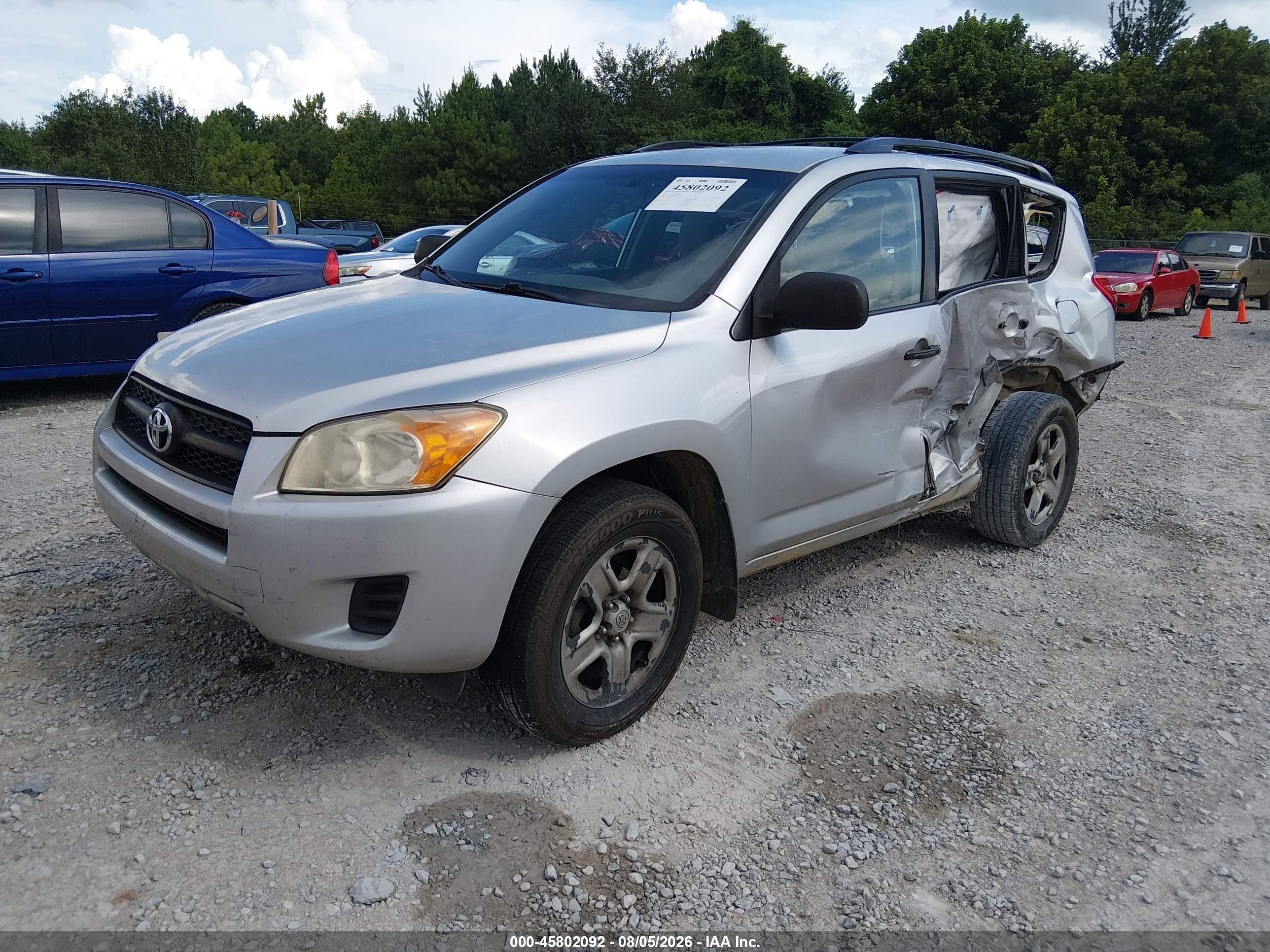 2011 Toyota Rav4   Silver vin: 2T3ZF4DV4BW080985