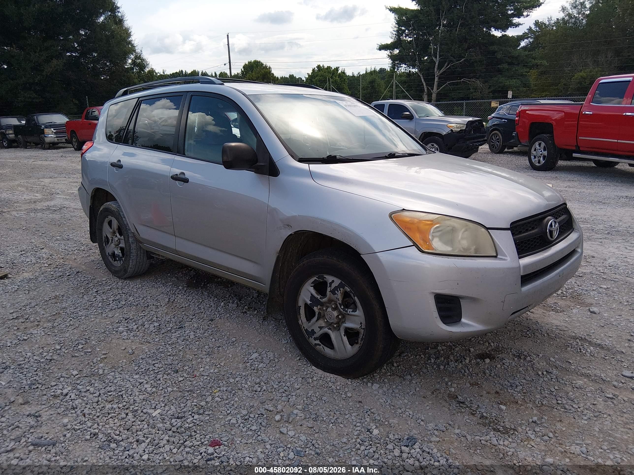 2011 Toyota Rav4   Silver vin: 2T3ZF4DV4BW080985