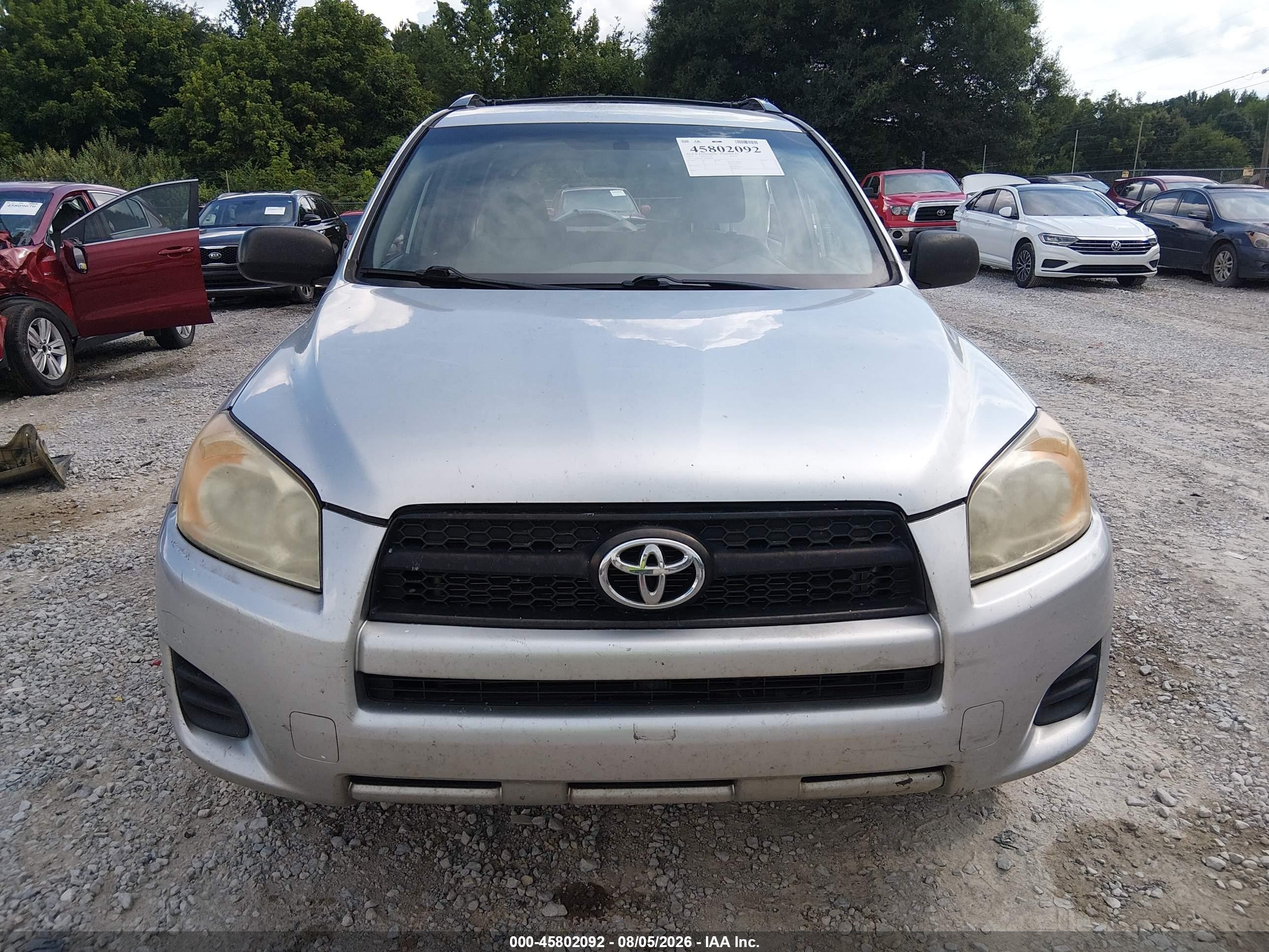 2011 Toyota Rav4   Silver vin: 2T3ZF4DV4BW080985