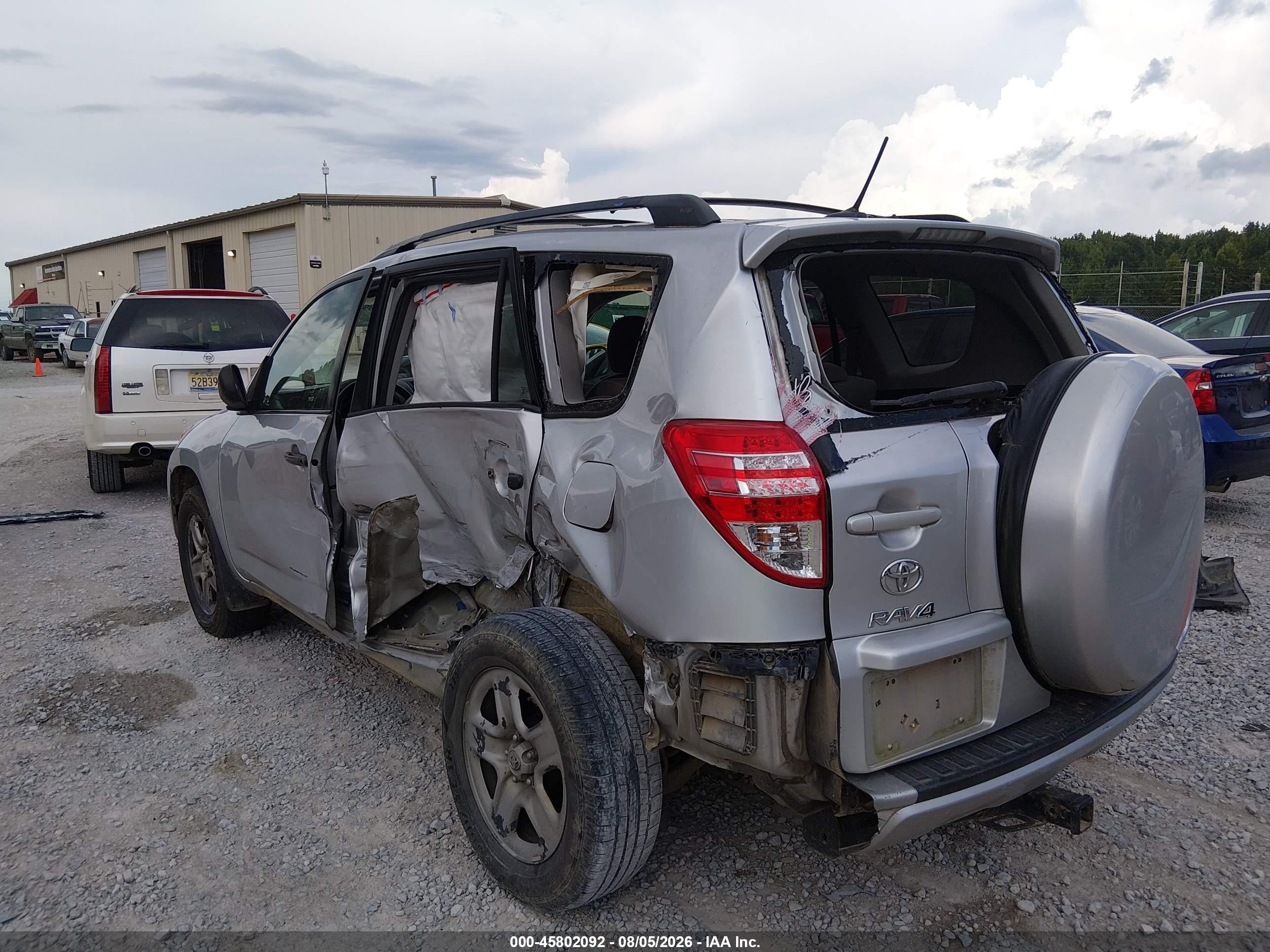 2011 Toyota Rav4   Silver vin: 2T3ZF4DV4BW080985