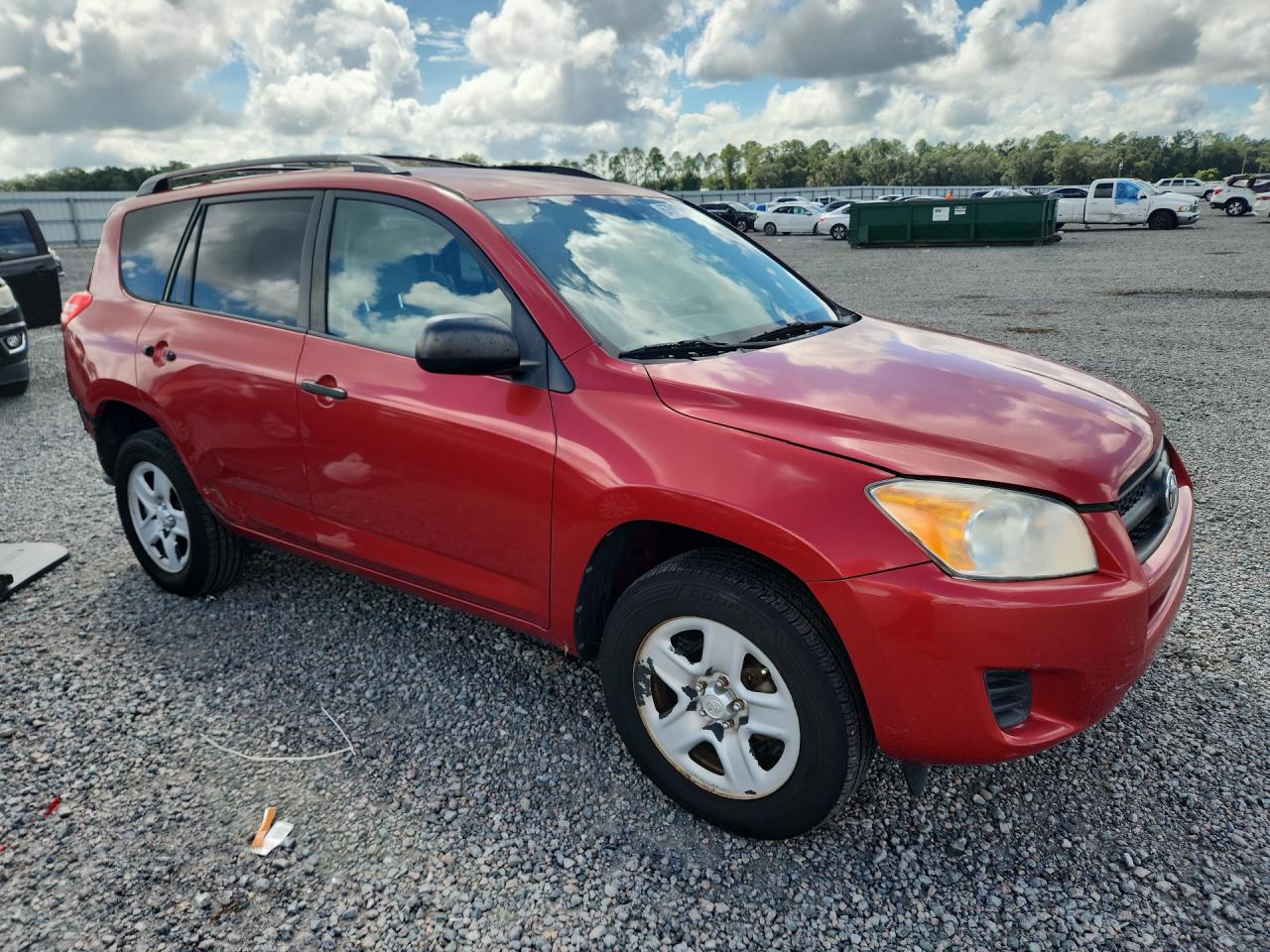 2011 Toyota Rav4 Base Red vin: 2T3ZF4DV4BW101480