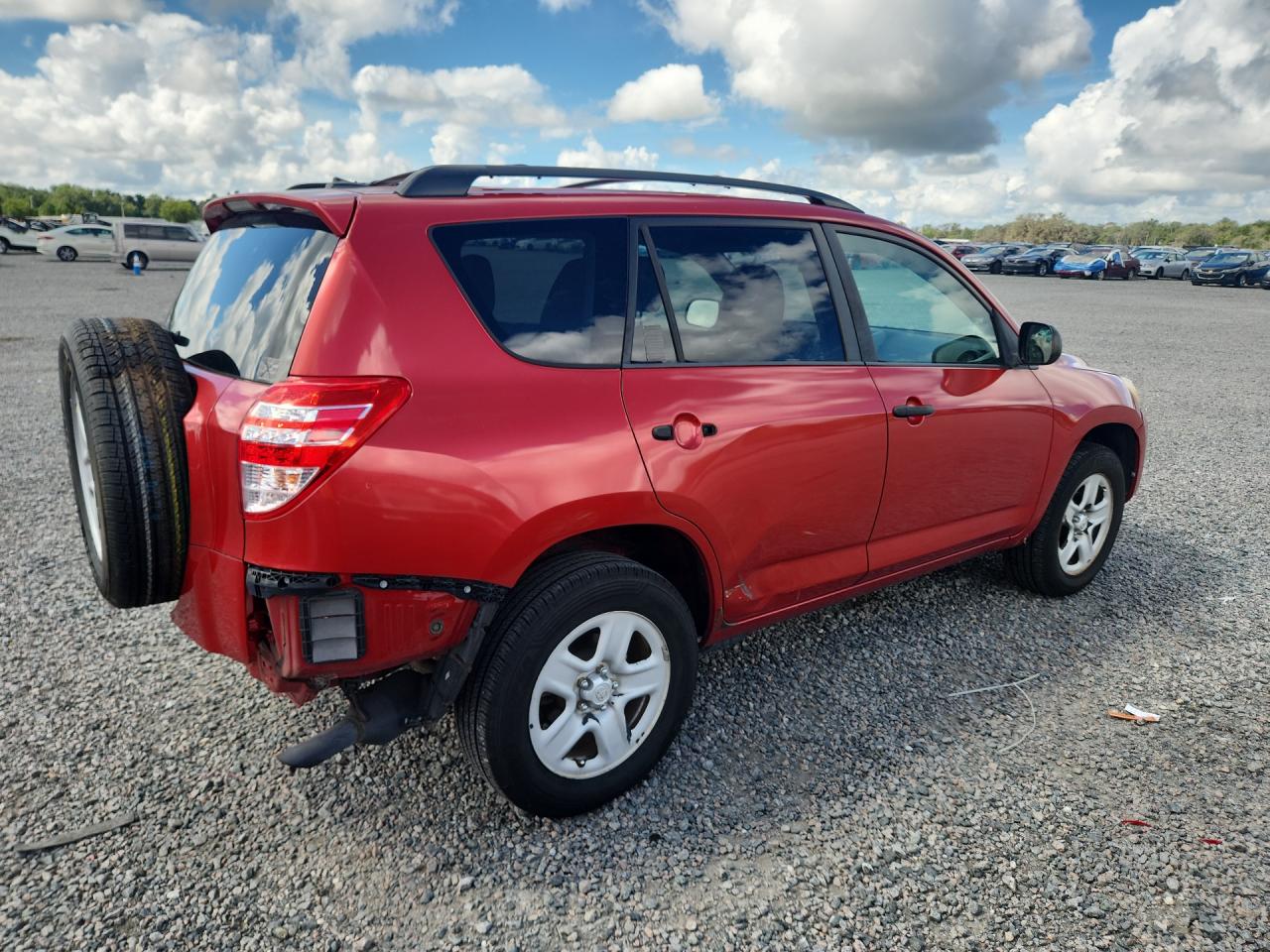 2011 Toyota Rav4 Base Red vin: 2T3ZF4DV4BW101480