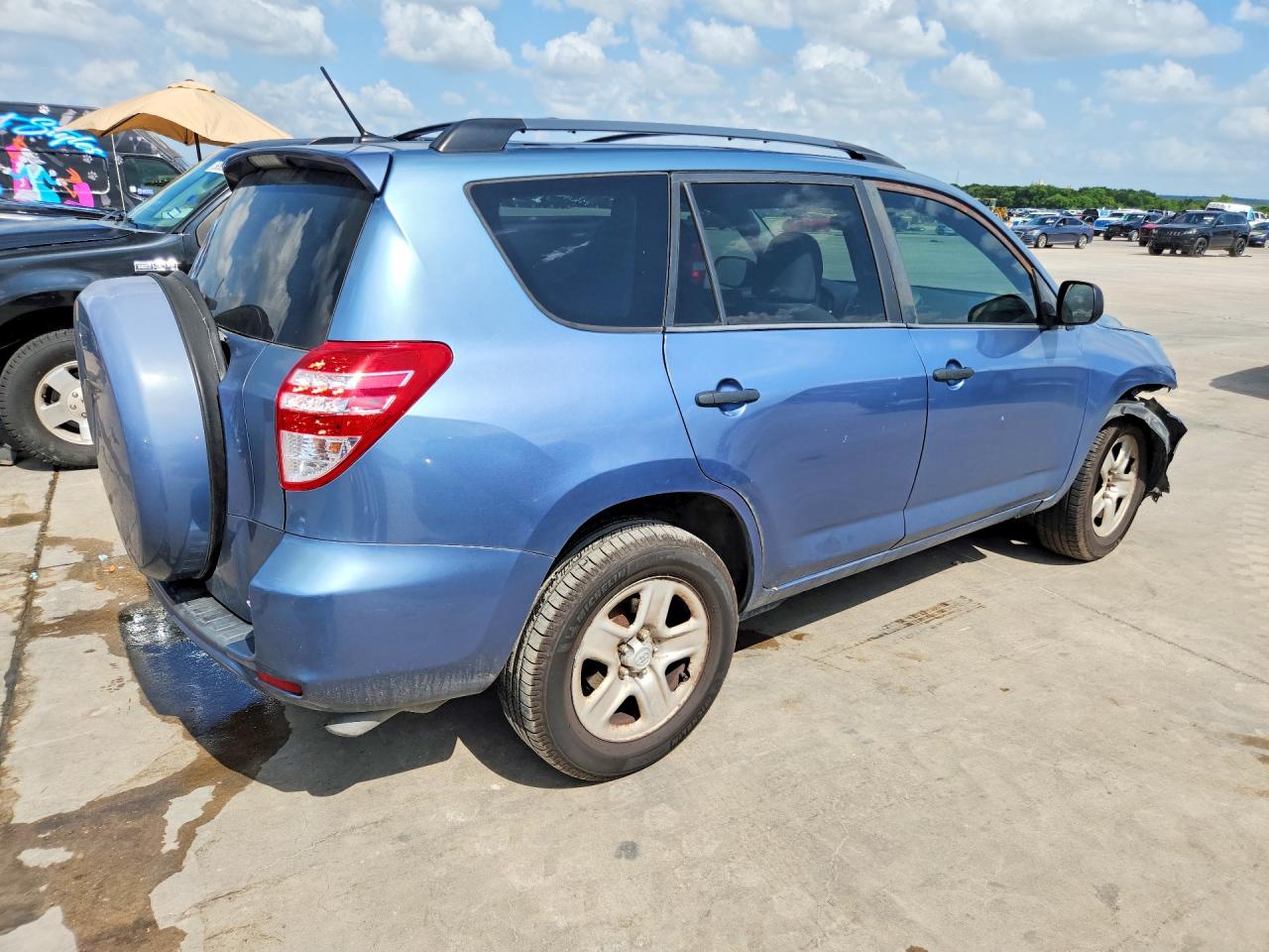 2012 Toyota Rav4 Base Blue vin: 2T3ZF4DV4CW122024