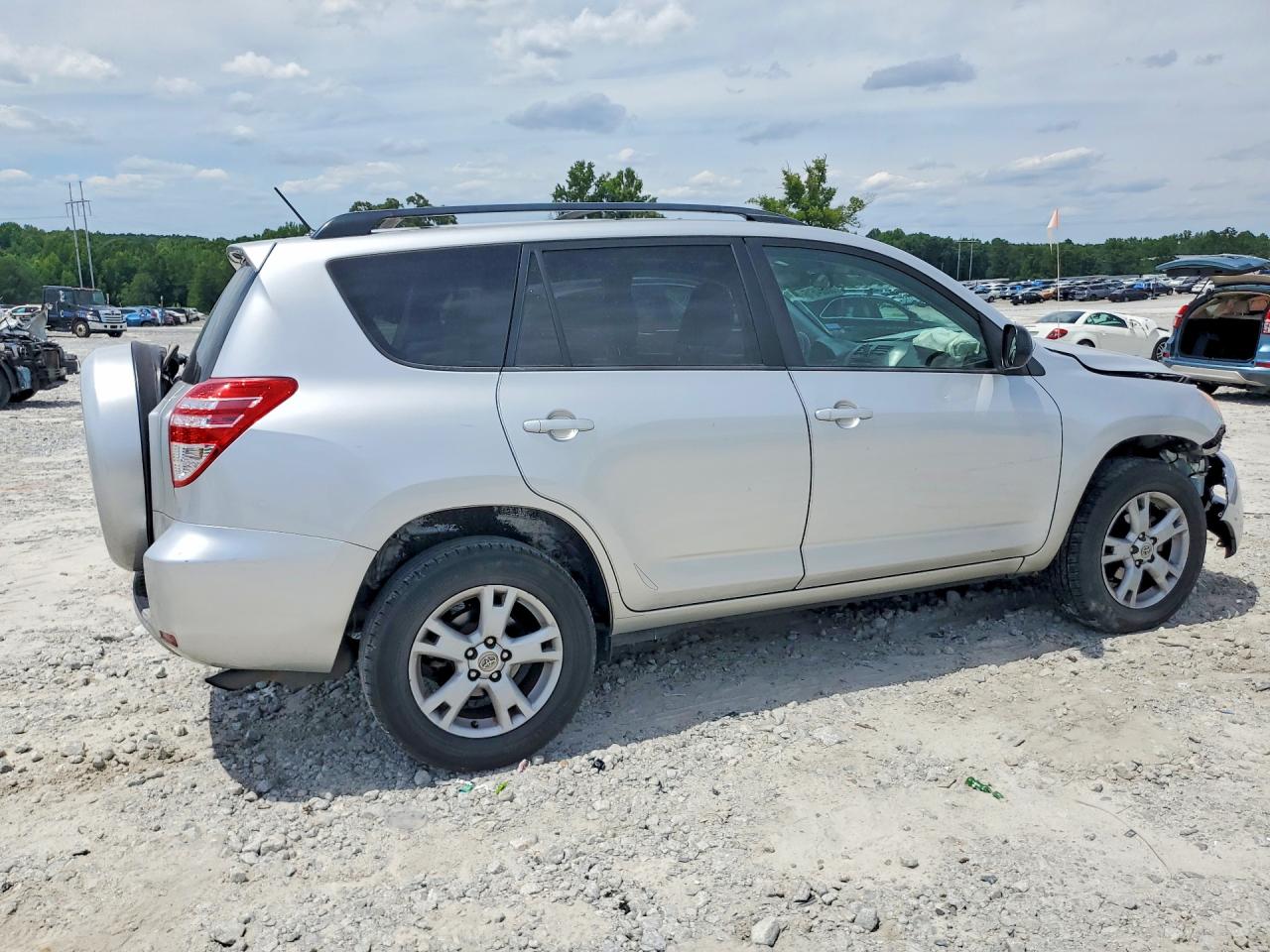 2012 Toyota Rav4 Base Silver vin: 2T3ZF4DV4CW136022