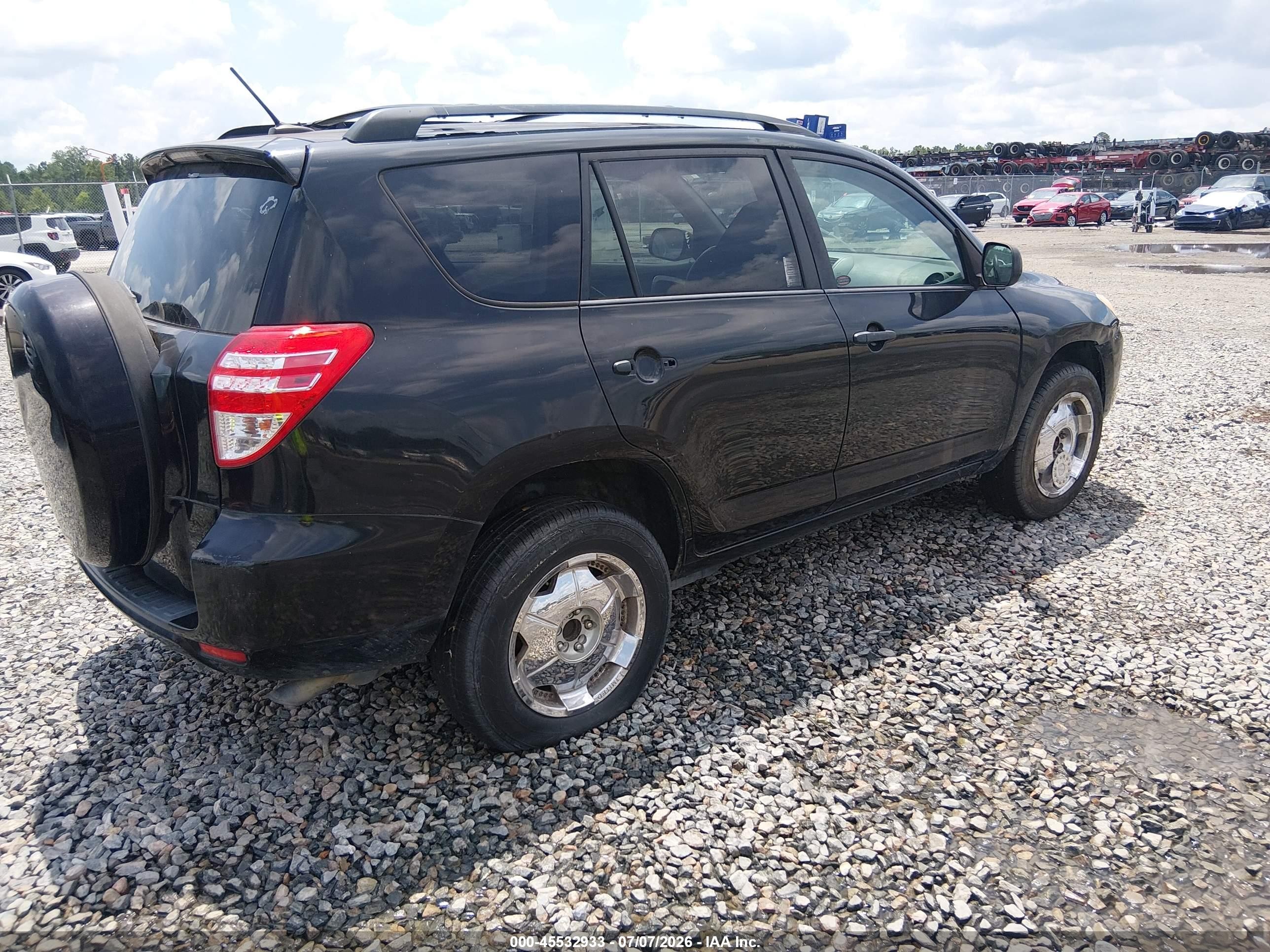 2012 Toyota Rav4   Black vin: 2T3ZF4DV4CW143519