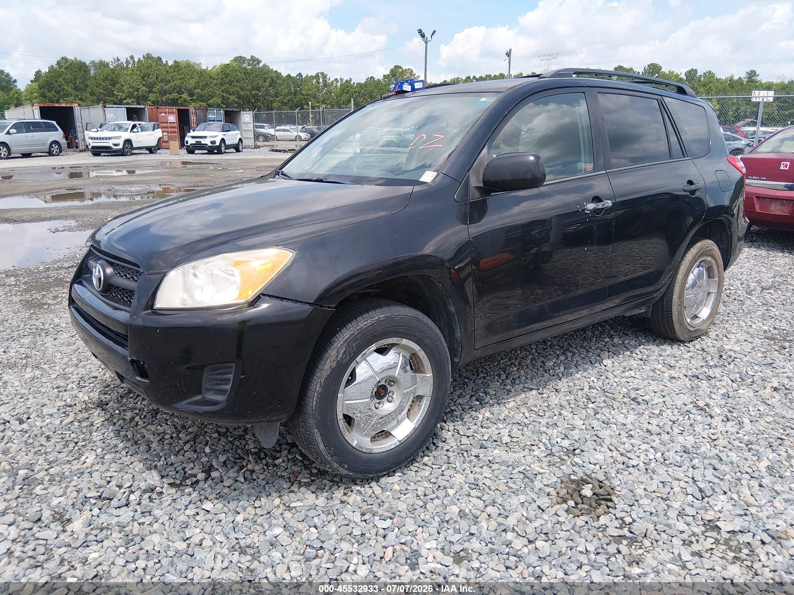 2012 Toyota Rav4   Black vin: 2T3ZF4DV4CW143519