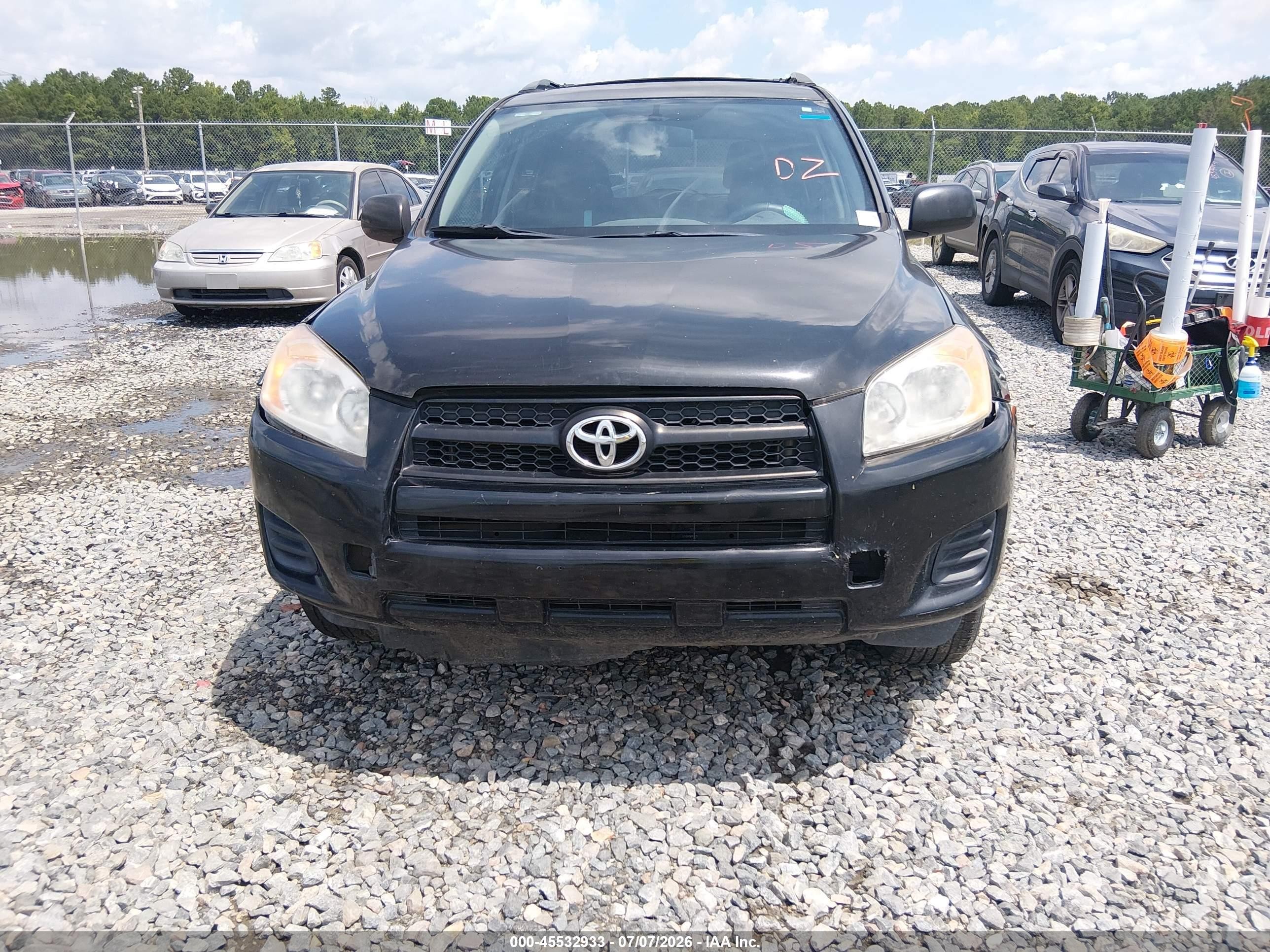 2012 Toyota Rav4   Black vin: 2T3ZF4DV4CW143519