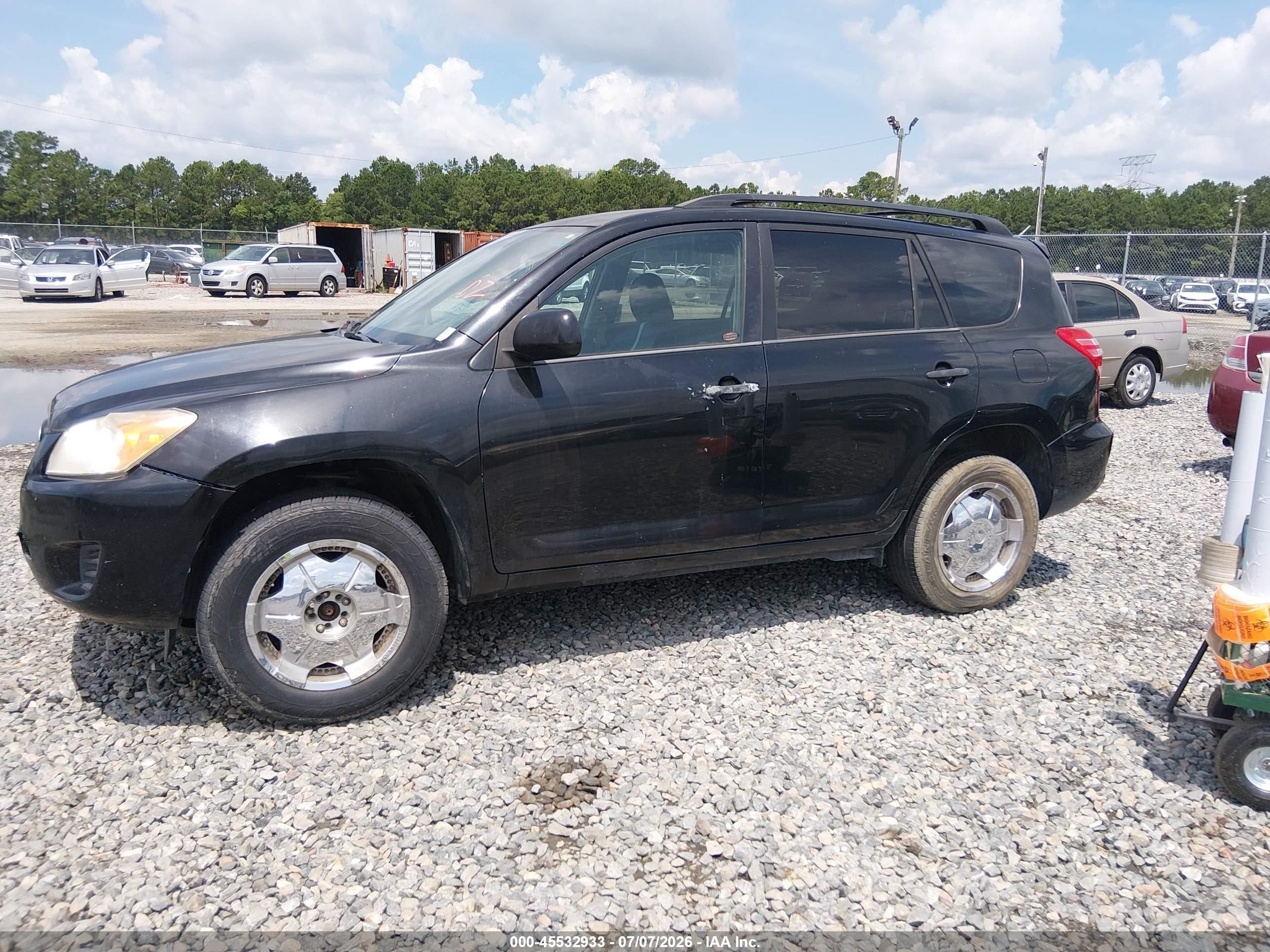 2012 Toyota Rav4   Black vin: 2T3ZF4DV4CW143519