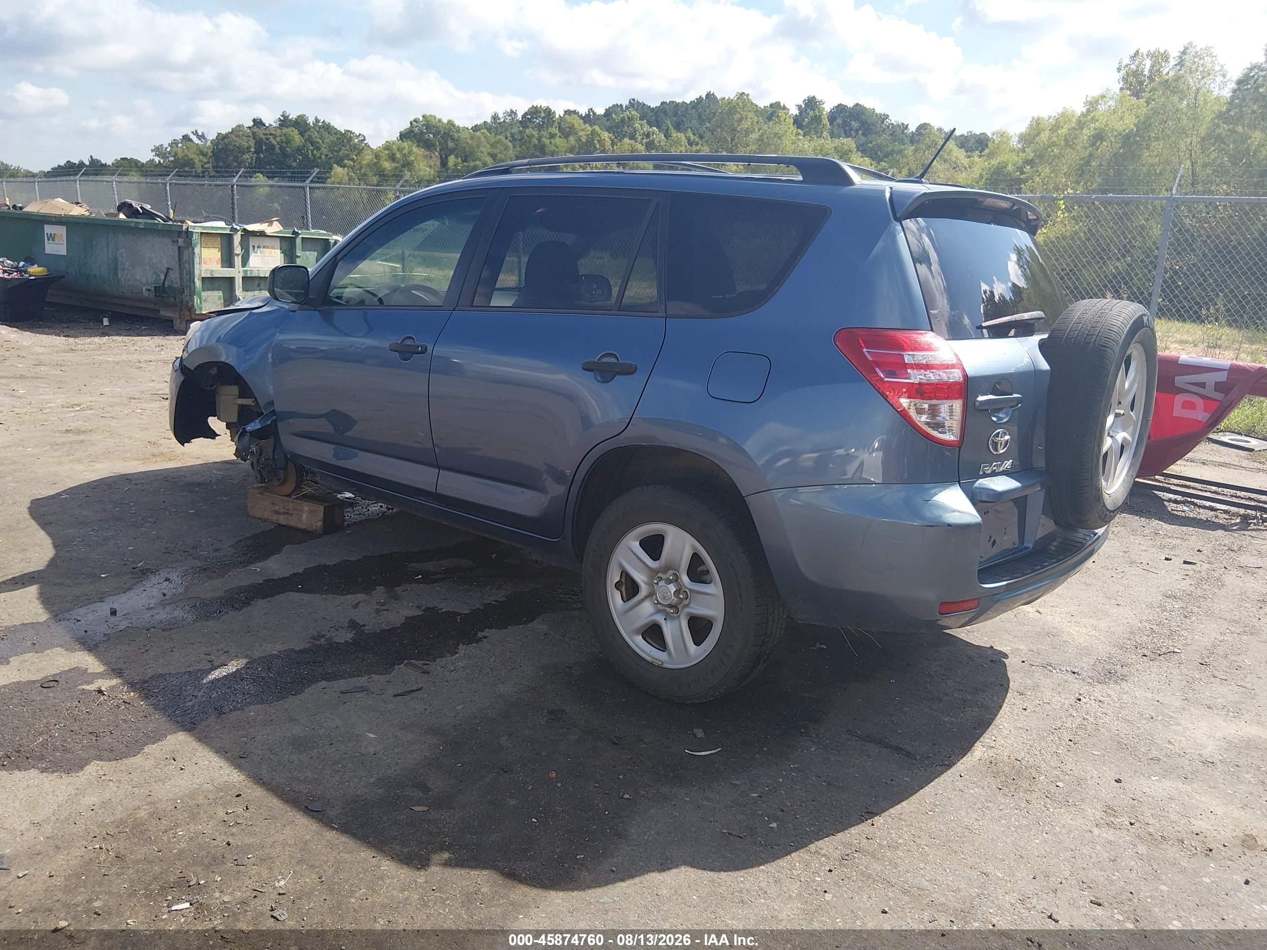 2012 Toyota Rav4 Синий vin: 2T3ZF4DV4CW149496