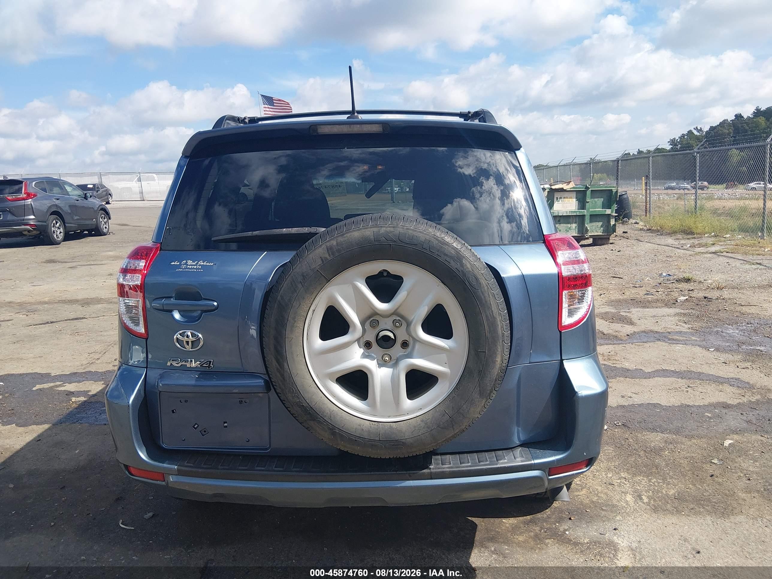 2012 Toyota Rav4 Синий vin: 2T3ZF4DV4CW149496
