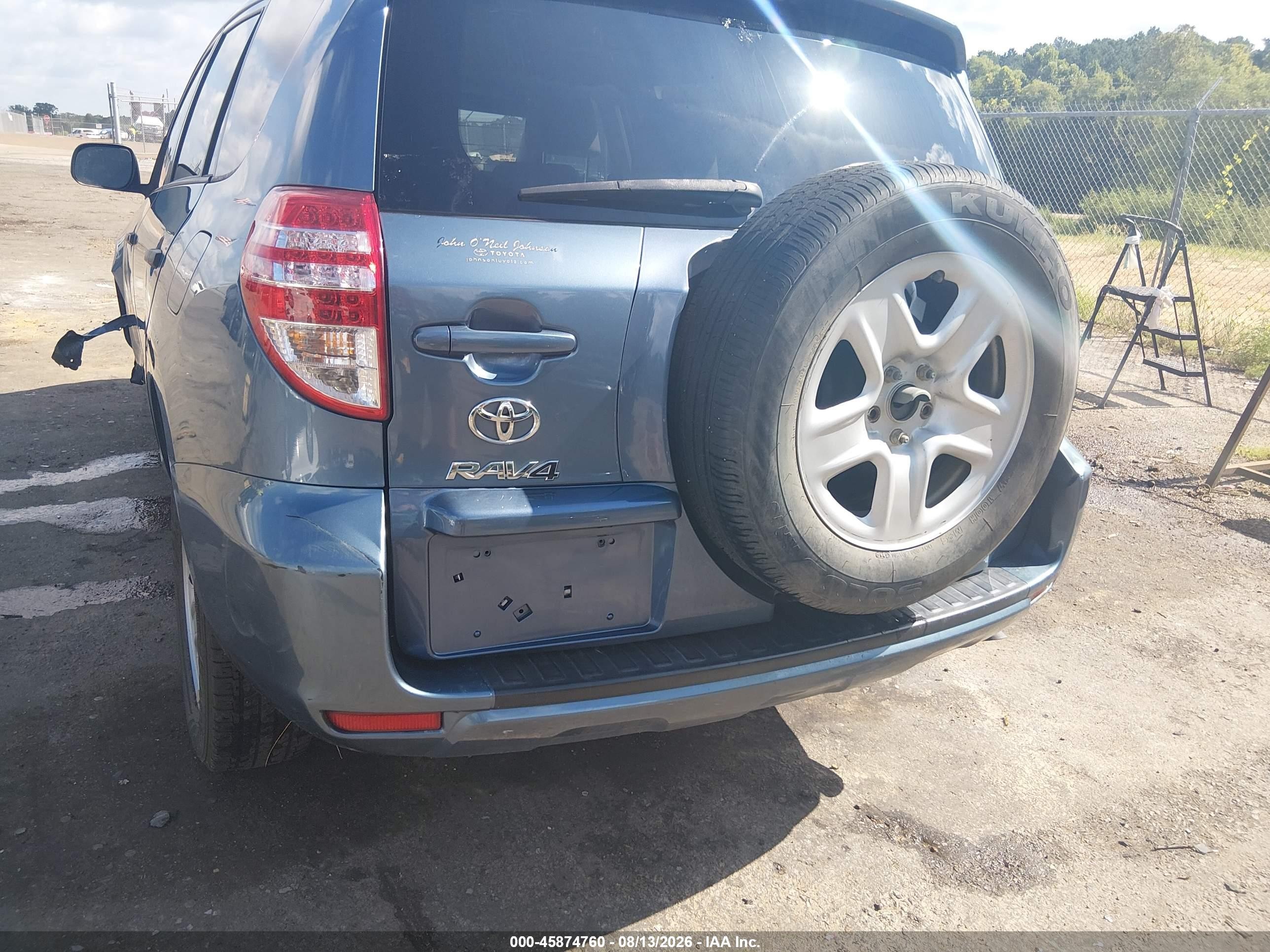 2012 Toyota Rav4 Синий vin: 2T3ZF4DV4CW149496
