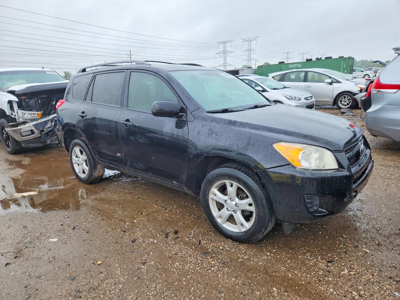 2012 Toyota Rav4 Base Black vin: 2T3ZF4DV4CW156304
