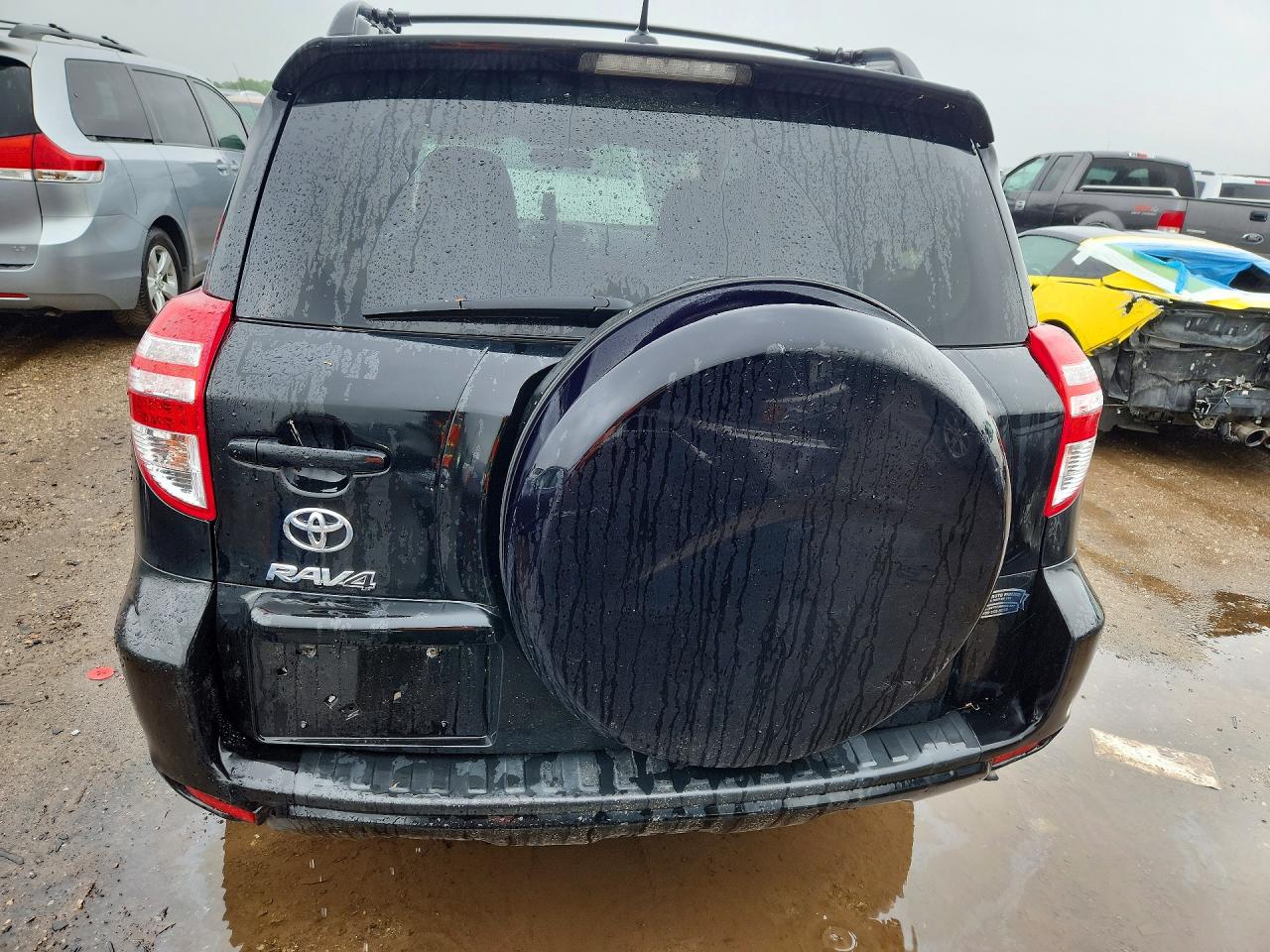2012 Toyota Rav4 Base Black vin: 2T3ZF4DV4CW156304