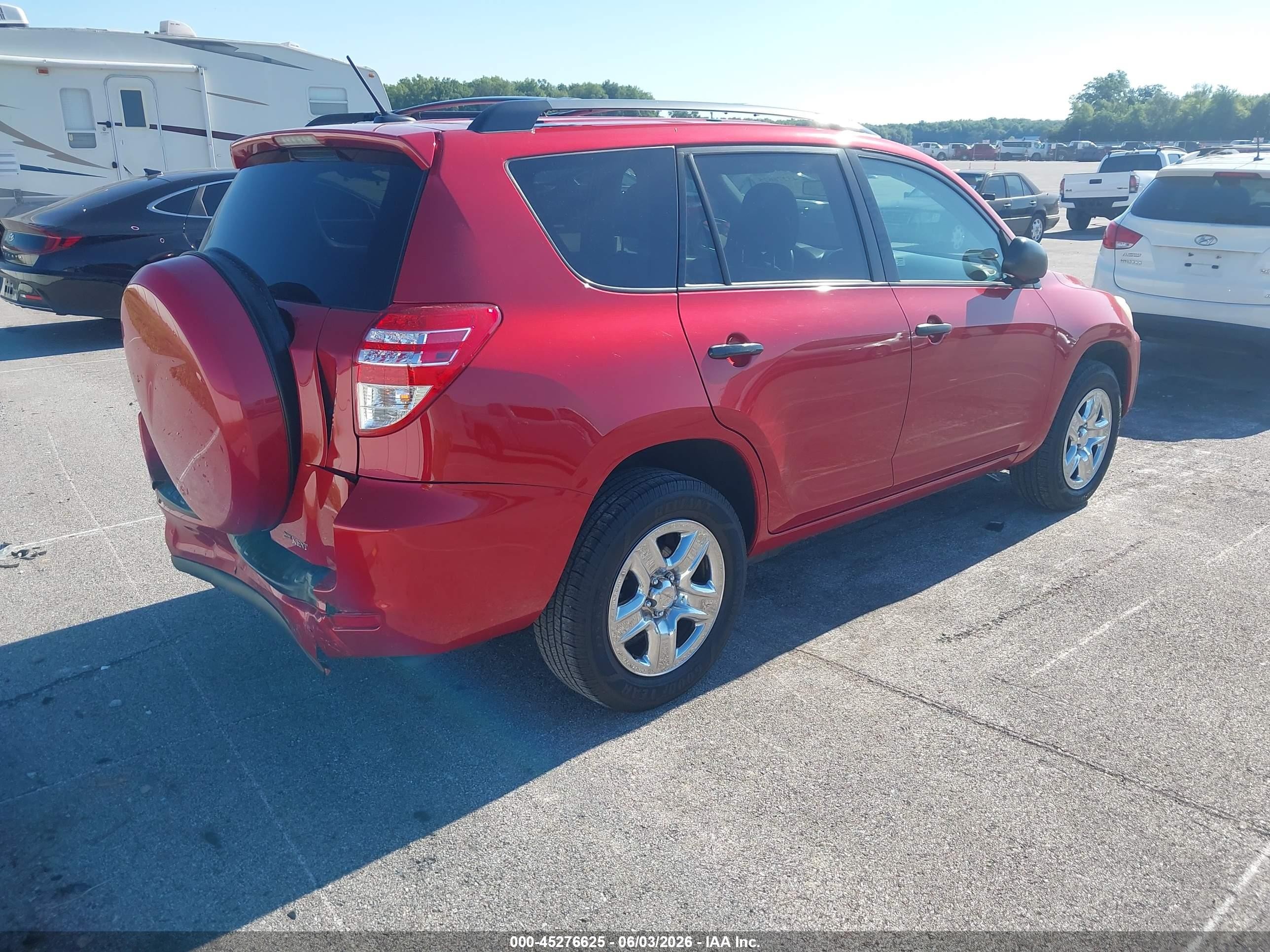2010 Toyota Rav4 Red vin: 2T3ZF4DV5AW025346