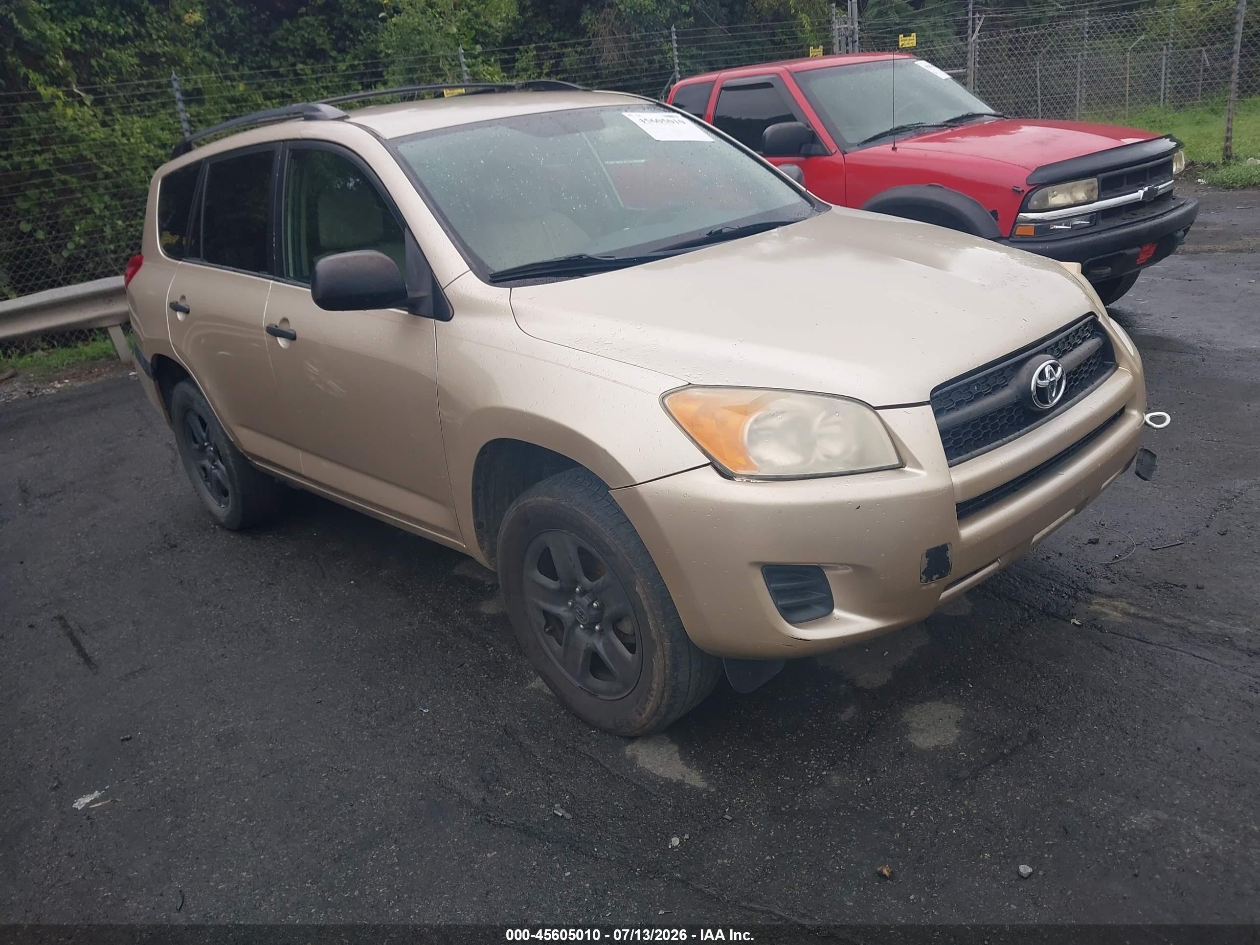 2010 Toyota Rav4   Gold vin: 2T3ZF4DV5AW033236