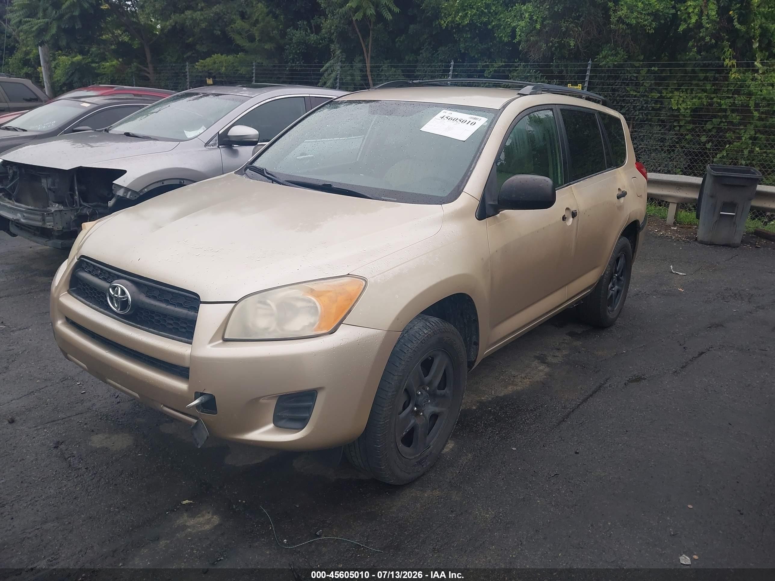 2010 Toyota Rav4   Gold vin: 2T3ZF4DV5AW033236