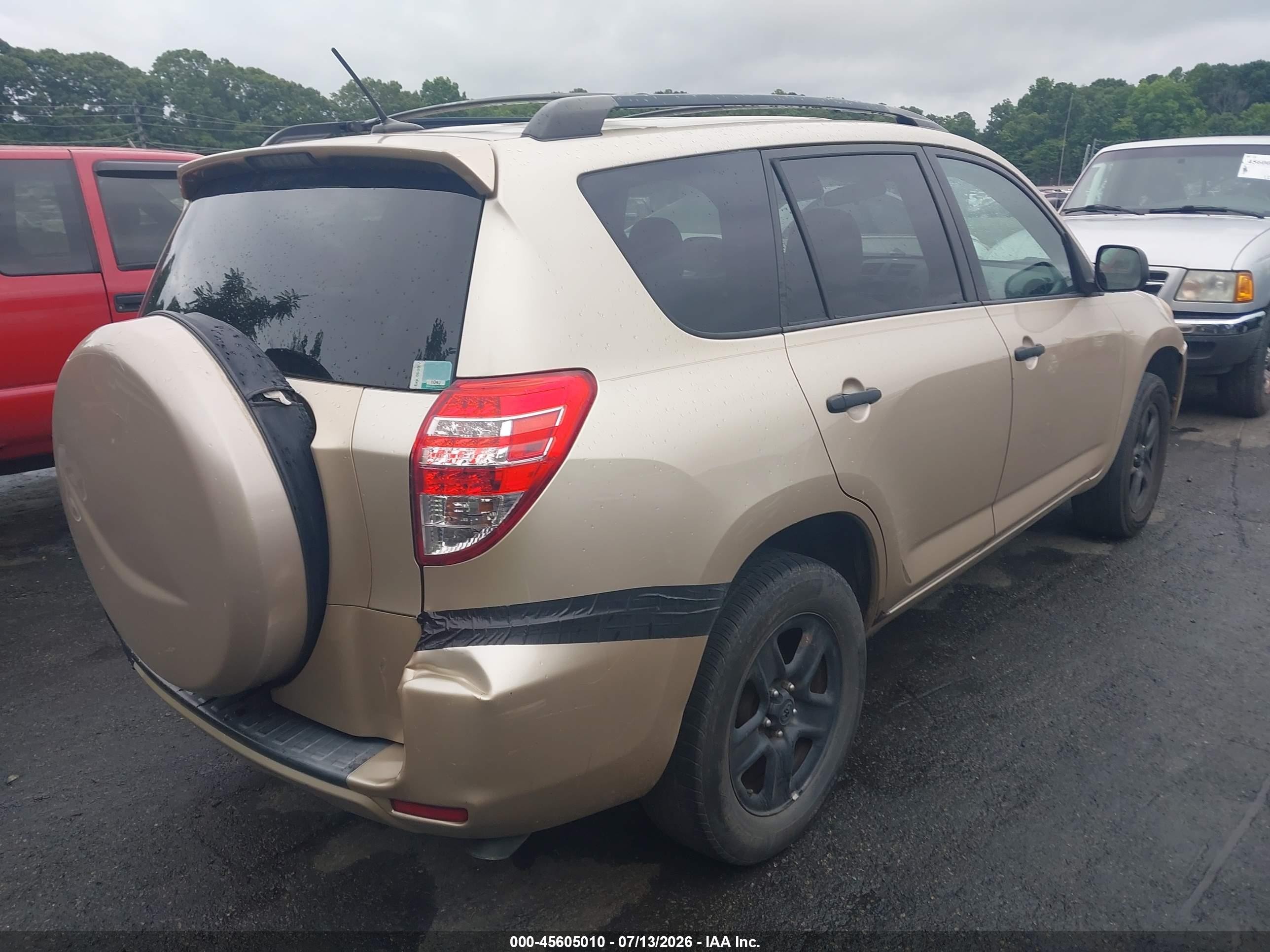 2010 Toyota Rav4   Gold vin: 2T3ZF4DV5AW033236