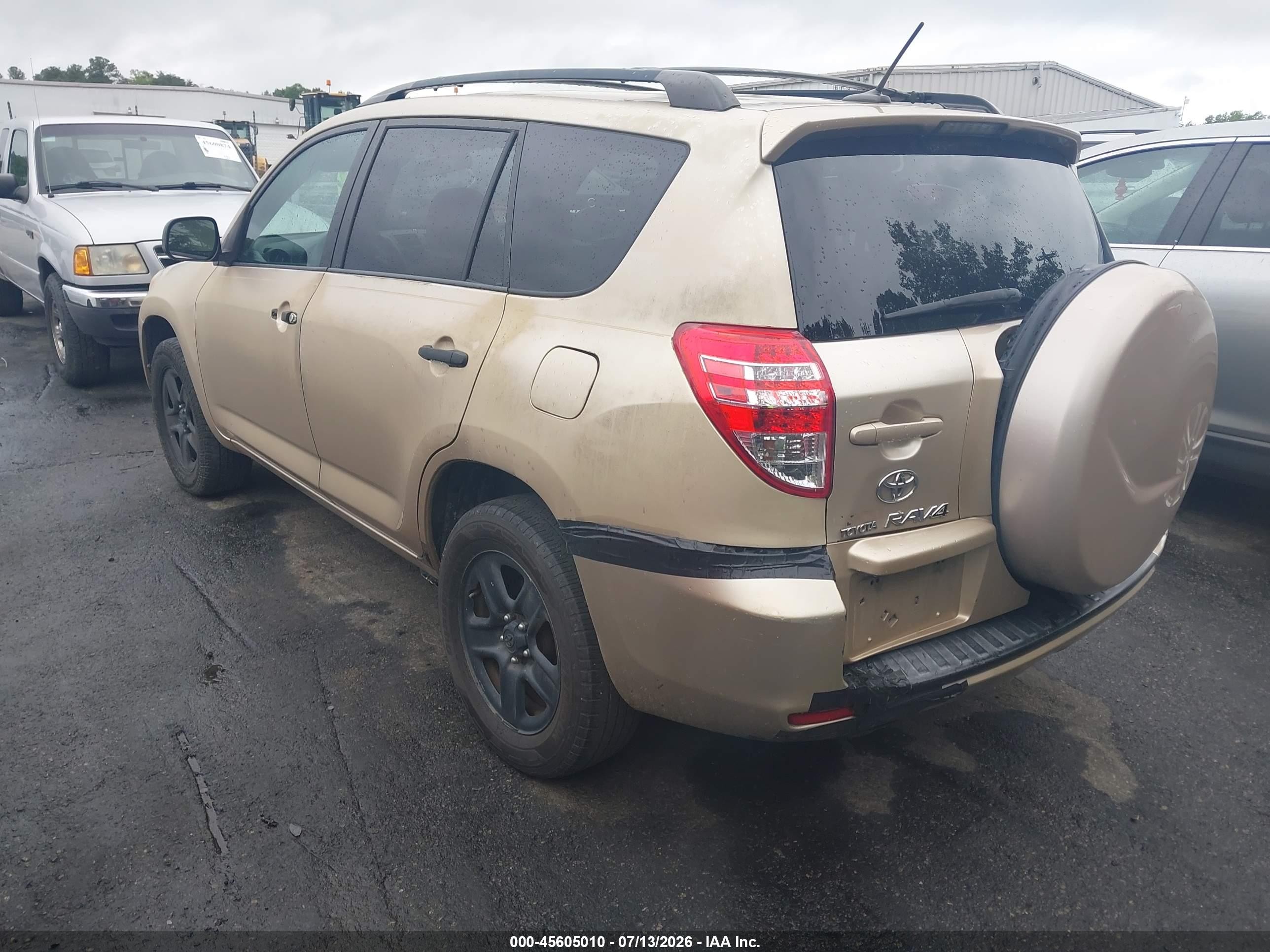 2010 Toyota Rav4   Gold vin: 2T3ZF4DV5AW033236