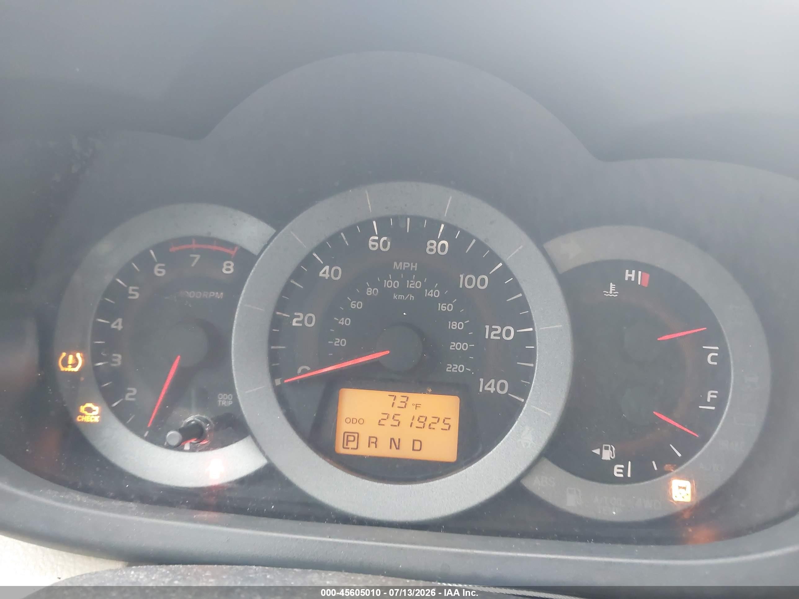 2010 Toyota Rav4   Gold vin: 2T3ZF4DV5AW033236