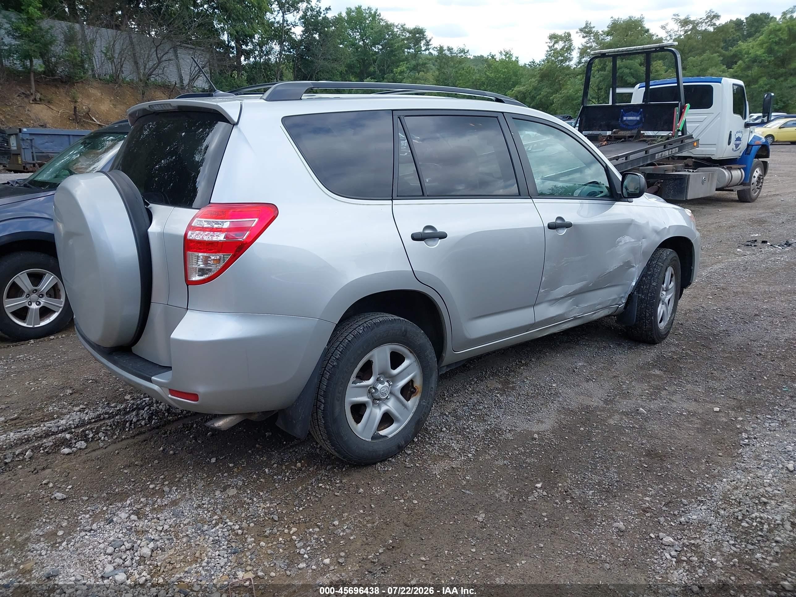 2010 Toyota Rav4   Silver vin: 2T3ZF4DV5AW034046