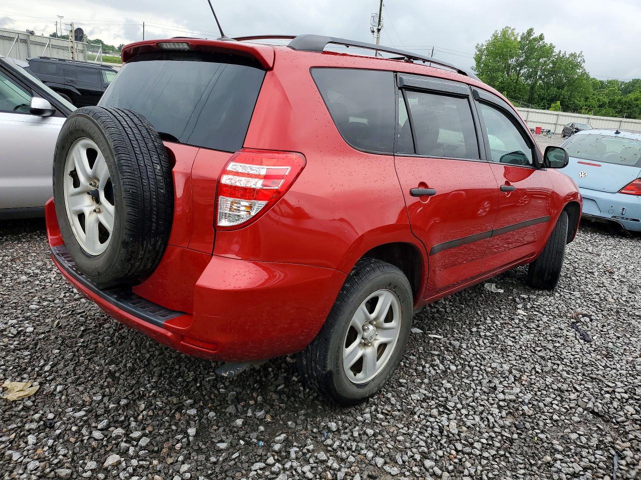 2010 Toyota Rav4 Base Red vin: 2T3ZF4DV5AW037139