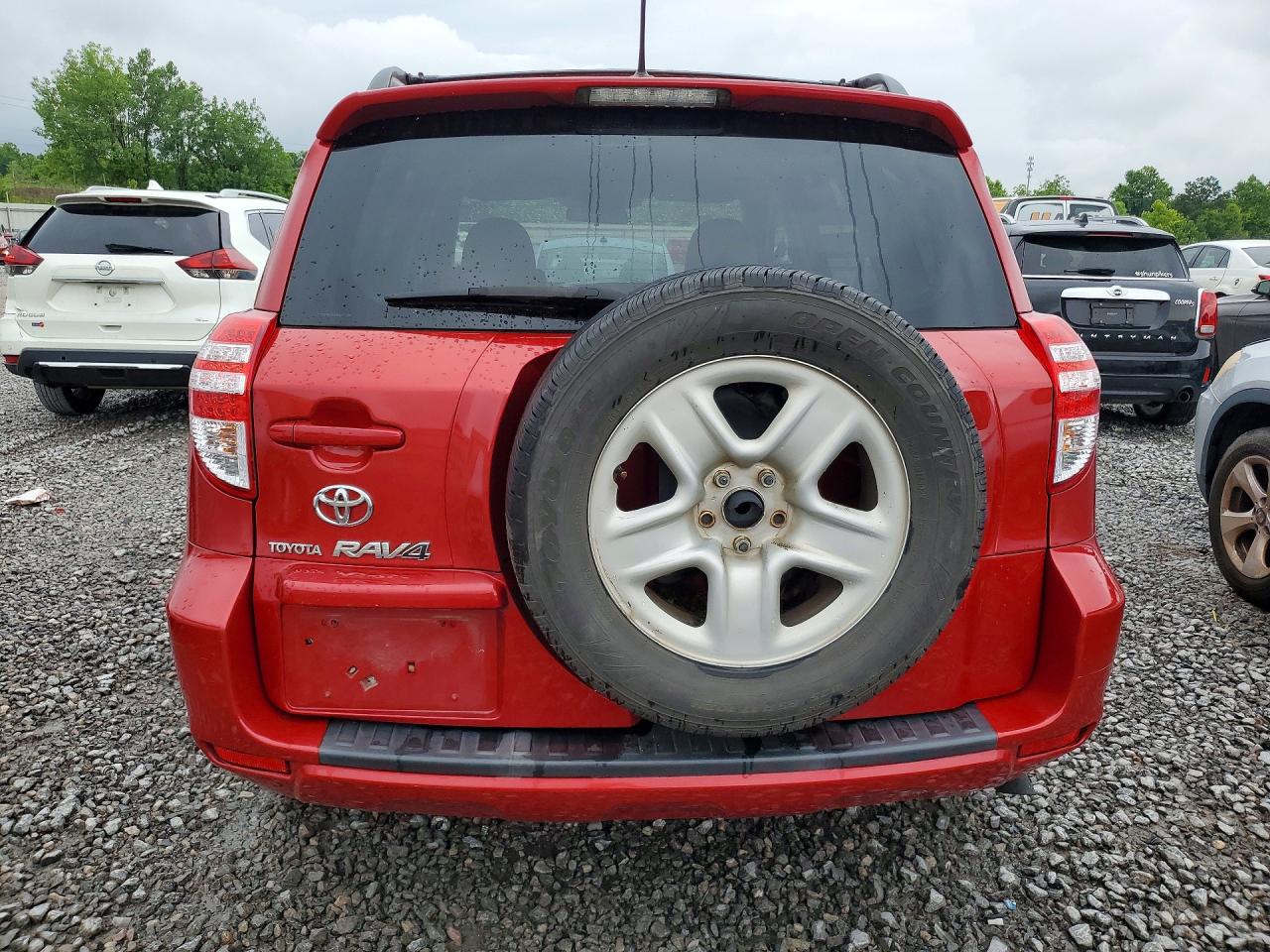 2010 Toyota Rav4 Base Red vin: 2T3ZF4DV5AW037139